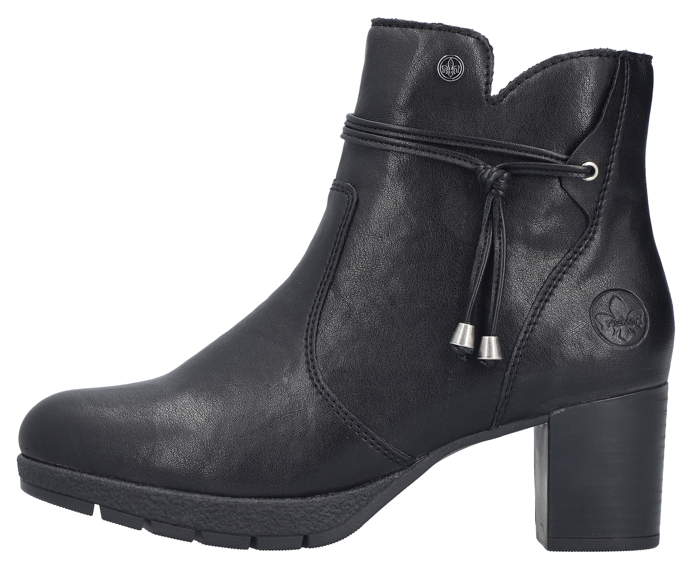 Rieker Stiefelette  Businessstiefelette, Blockabsatz, Boots in schmler Form