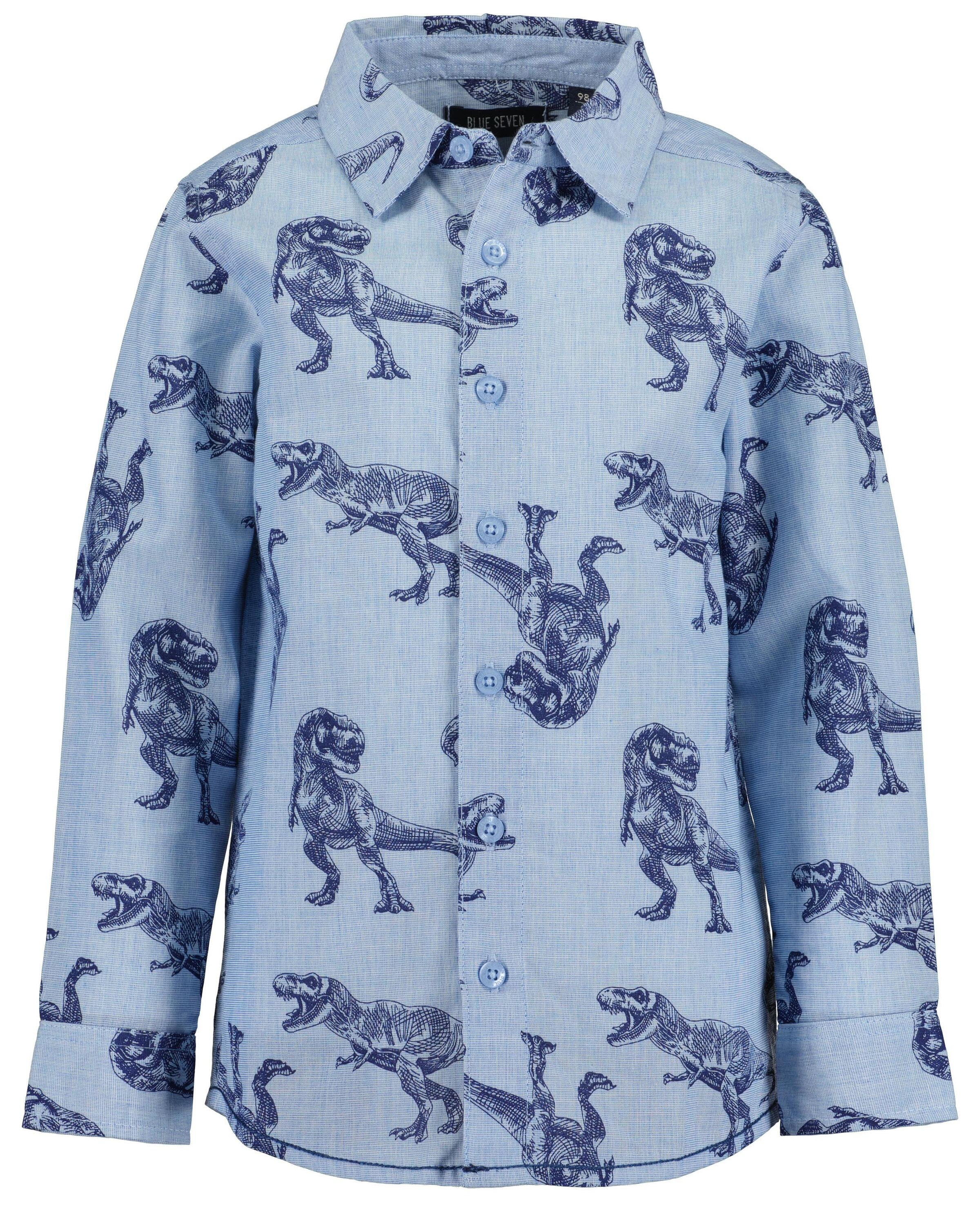 Blue Seven Langarmhemd »Hemd« 1 Stk. tlg. in blau, Größe 122