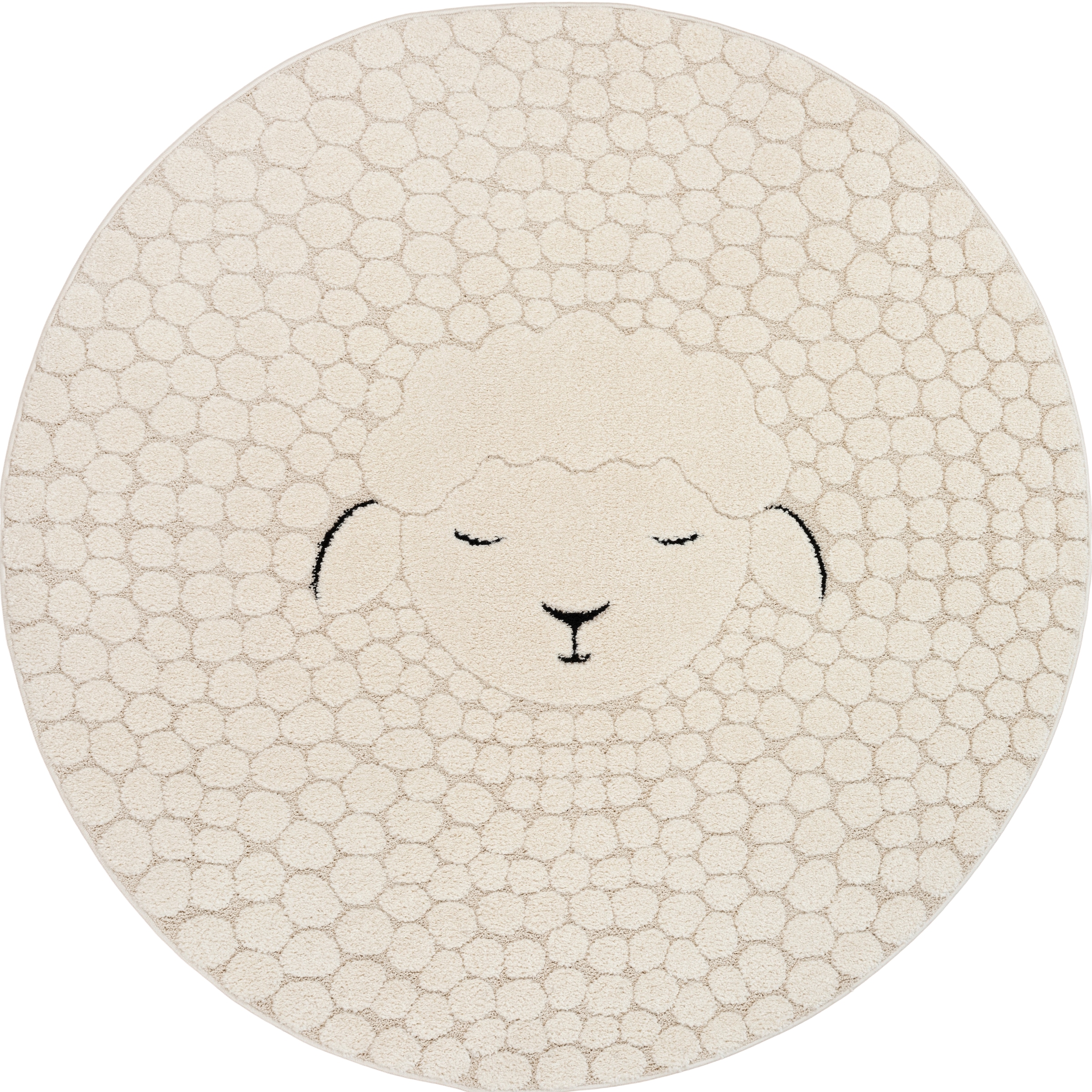 merinos Teppich »Eclipse kids«, rund, 14 mm Höhe, Teppich für Kinderzimmer, Kinderteppich, Spielteppich, Pflegeleicht