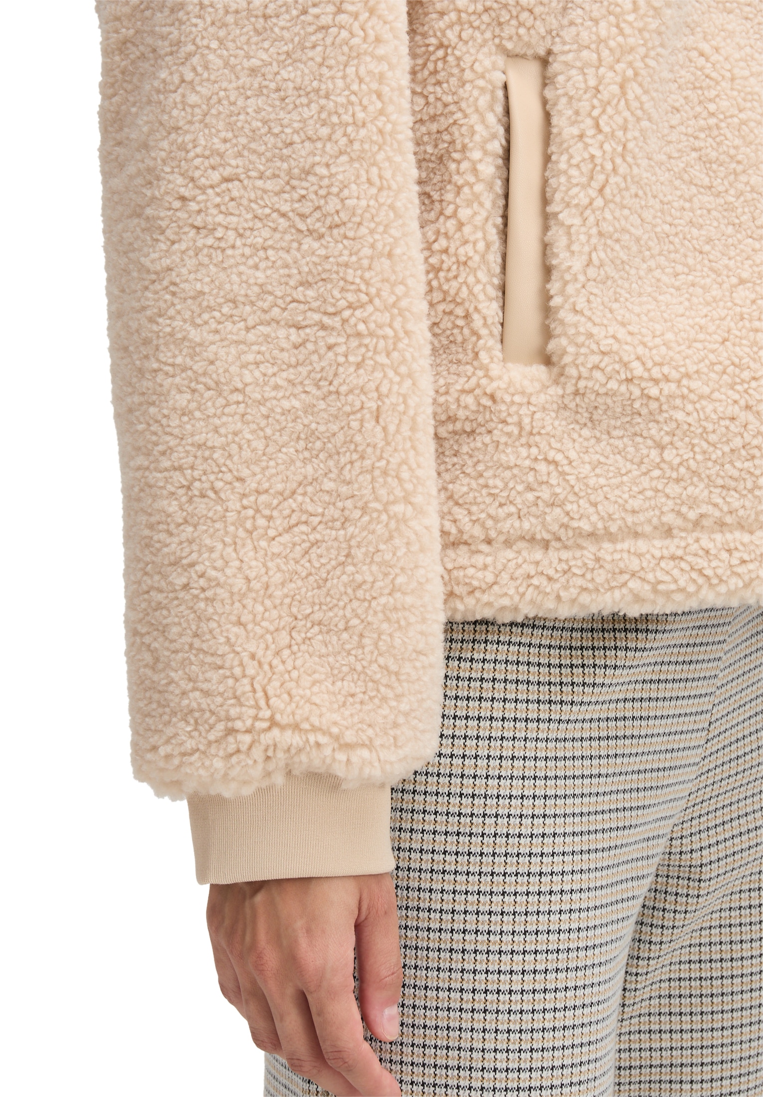 Cartoon Plüschjacke »Plüschjacke mit Eingrifftaschen«