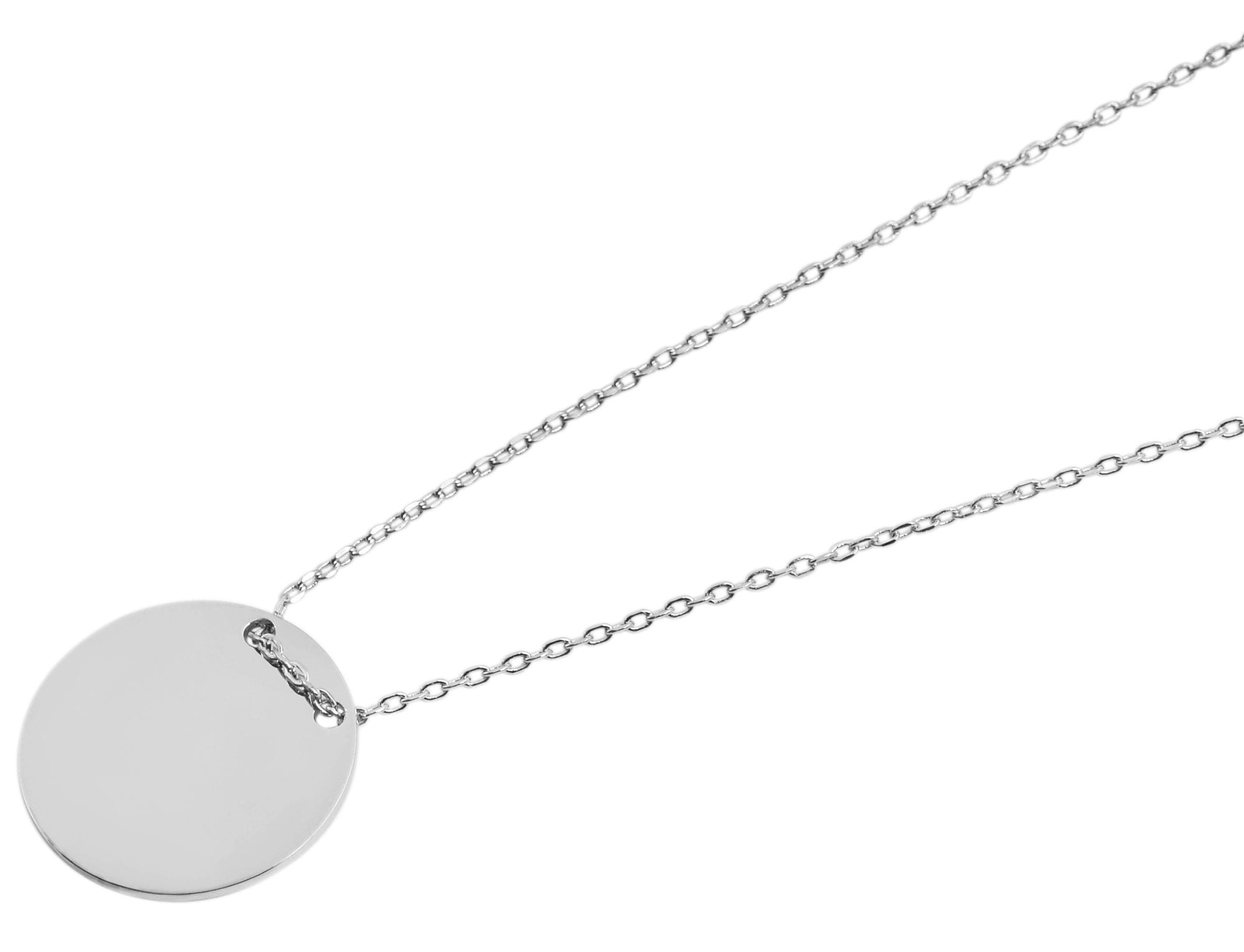 Adelia´s Kette ohne Anhänger »Unisex Halskette mit Anhänger ¿ Münze aus 925 Silber«