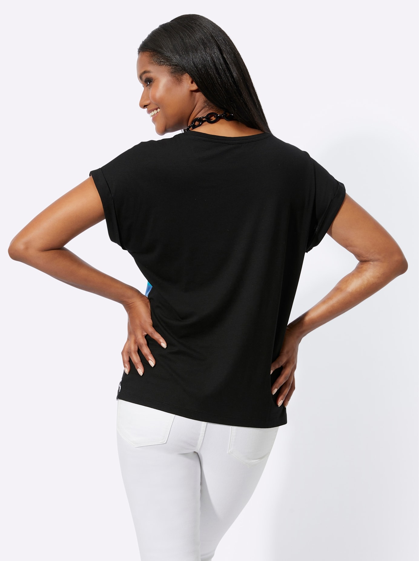 Inspirationen Kurzarmshirt »Rundhals-Shirt« 1 Stk.