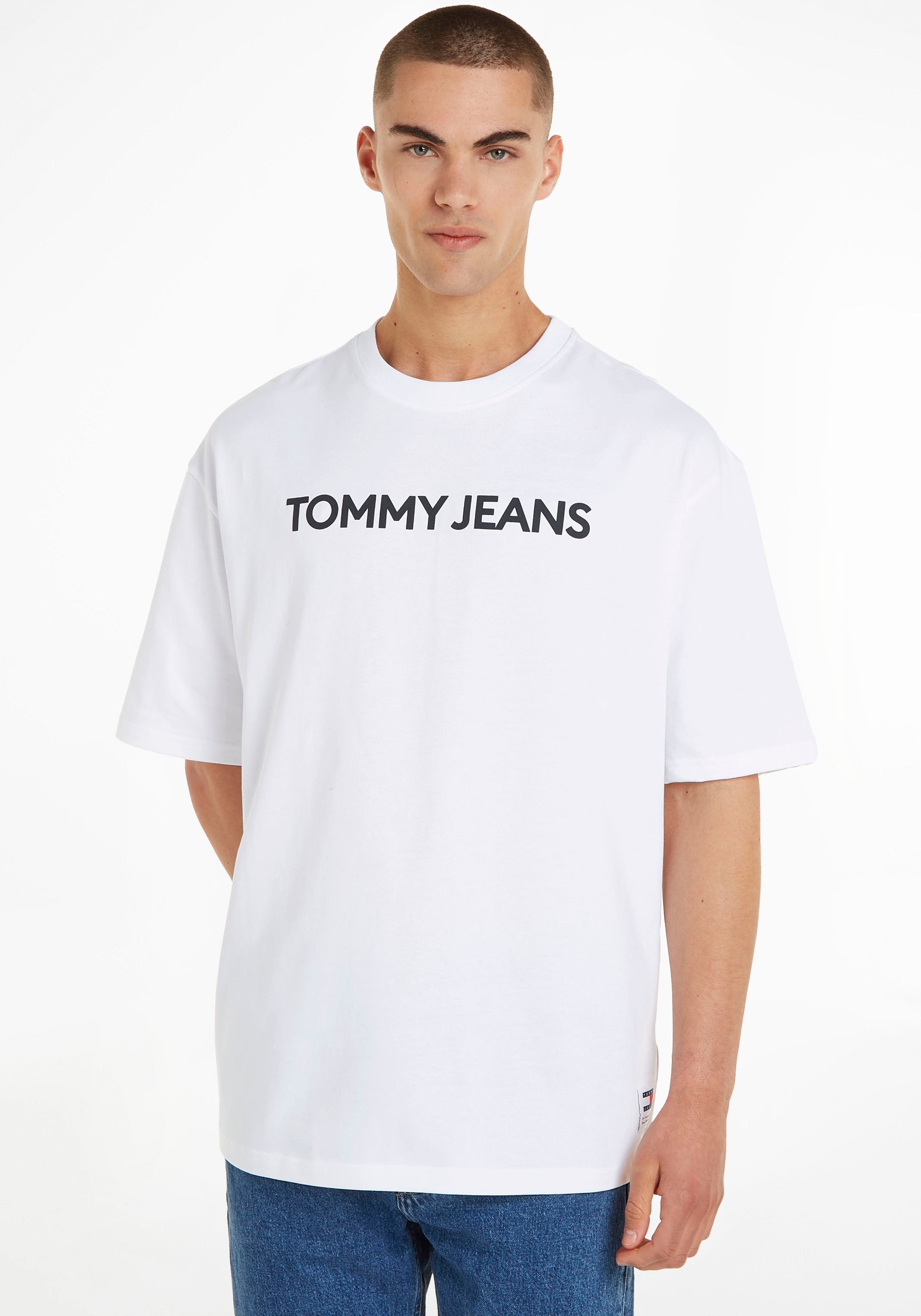 T-Shirt »TJM OVZ BOLD CLASSICS TEE EXT«, mit Rundhalsausschnitt