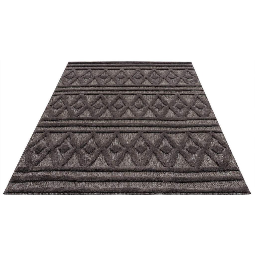 Carpet City Teppich »In-& Outdoorteppich Santorini 58538, 3D-Effekt, Raute-Optik«, rechteckig