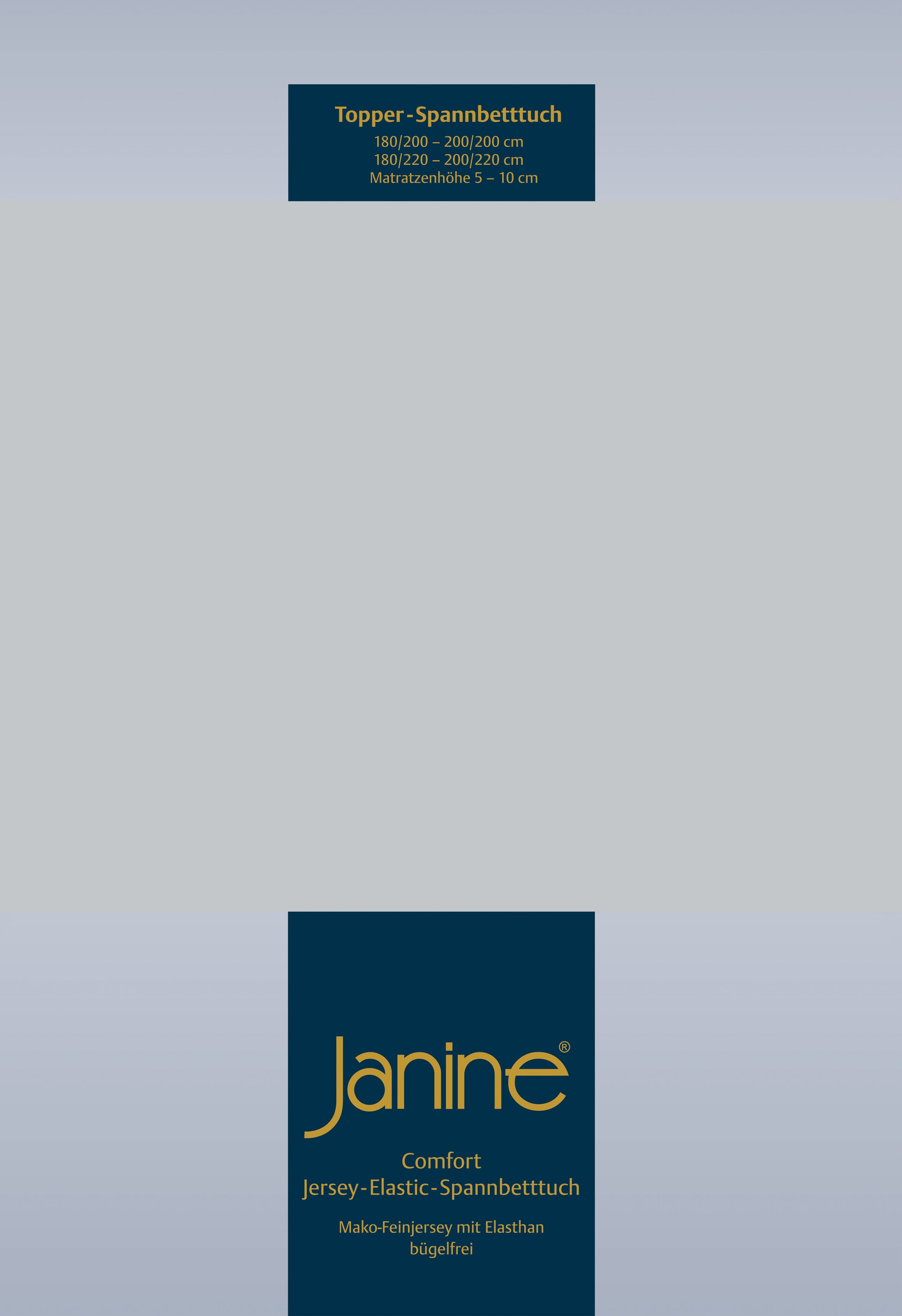 Janine Spannbettlaken »TOPPER 5001« mit Rundumgummizug