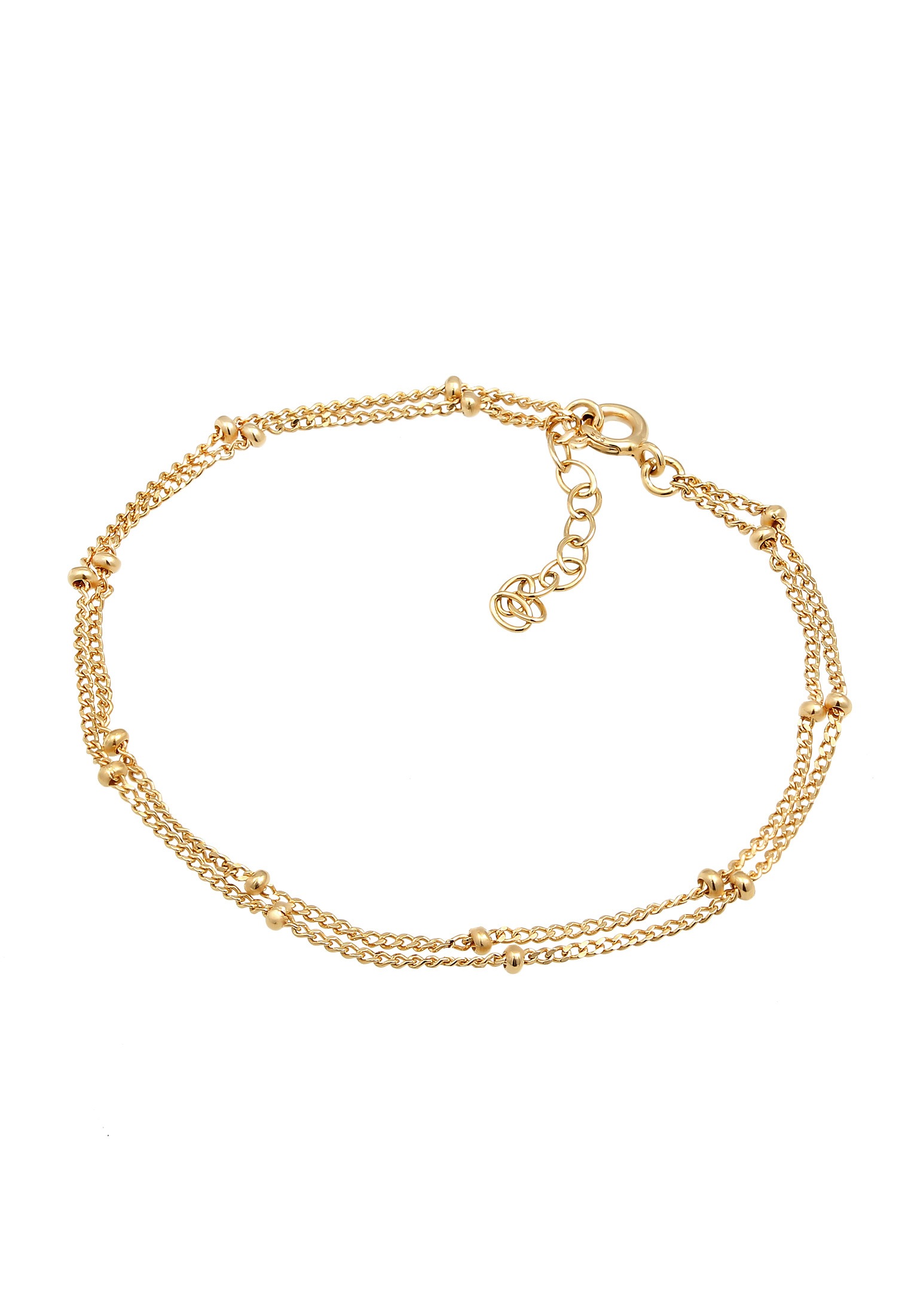 Elli Armkette »Armband Layer Kugel Kettchen Basic Trend 925er Silber«