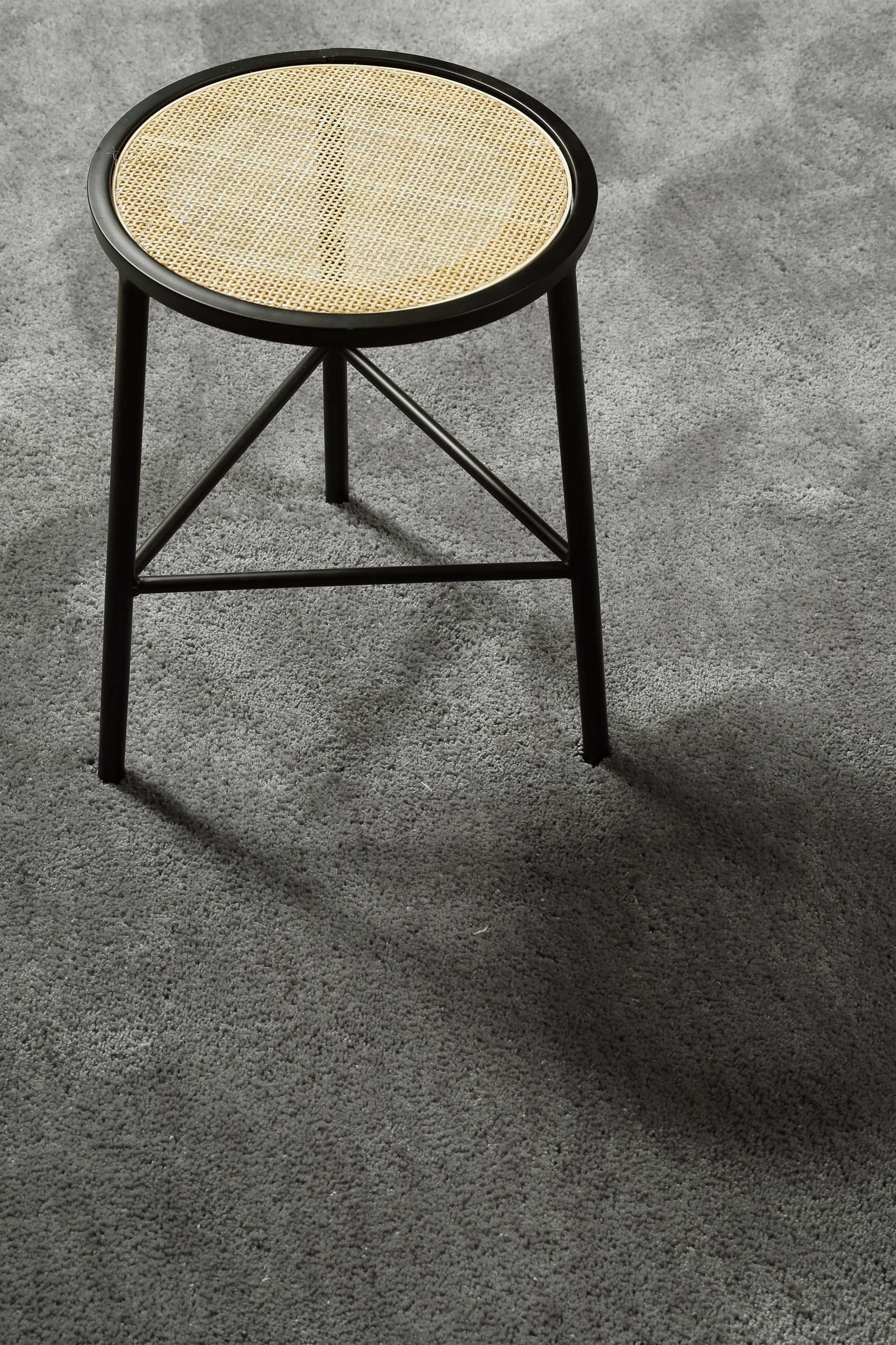 Homie Living Teppich »Pisa«, rund, 25 mm Höhe, Hochflor, Microfaser, uni, weich, Shaggy, Wohnzimmer, Schlafzimmer