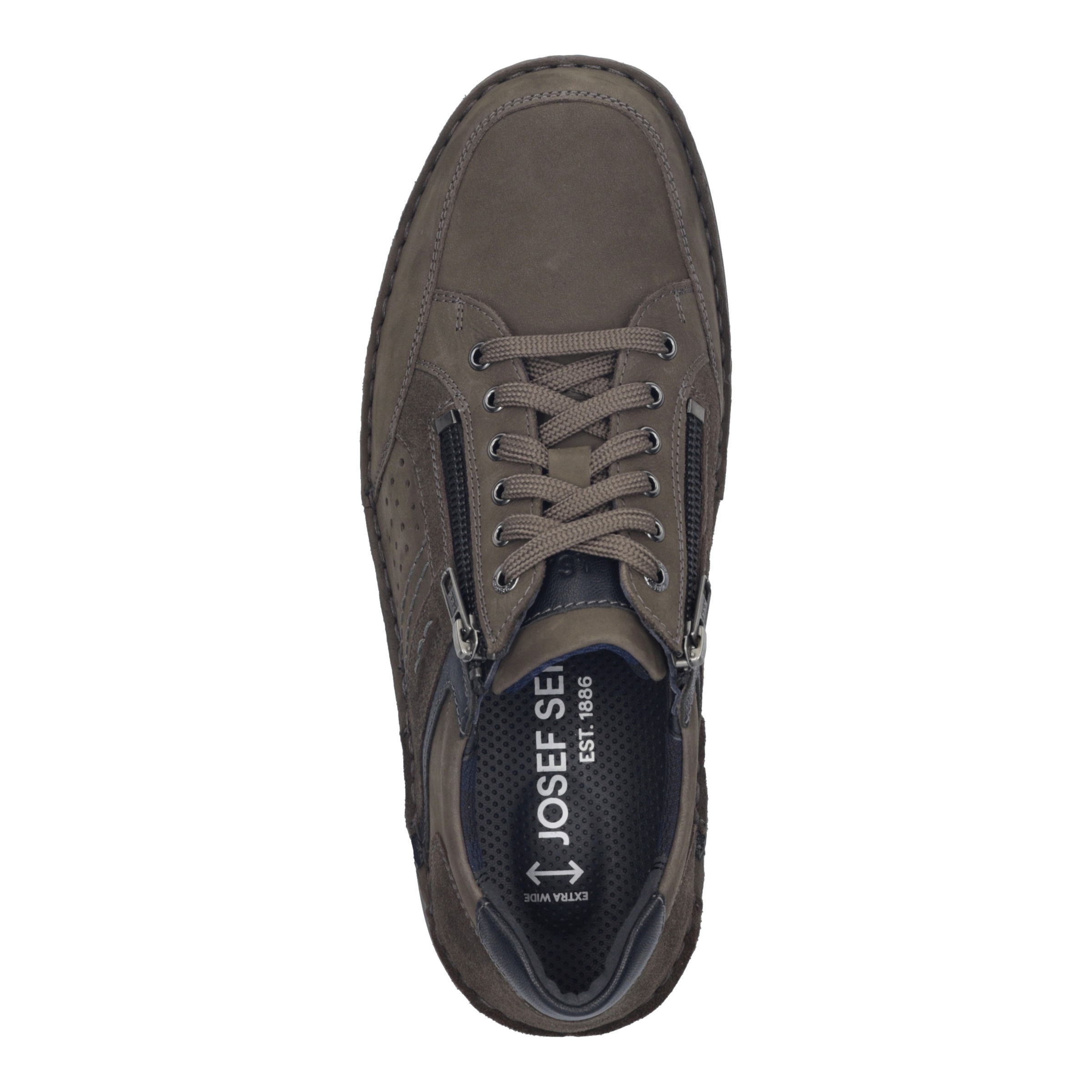 Josef Seibel Schnürschuh »New Anvers 87, granit-kombi«