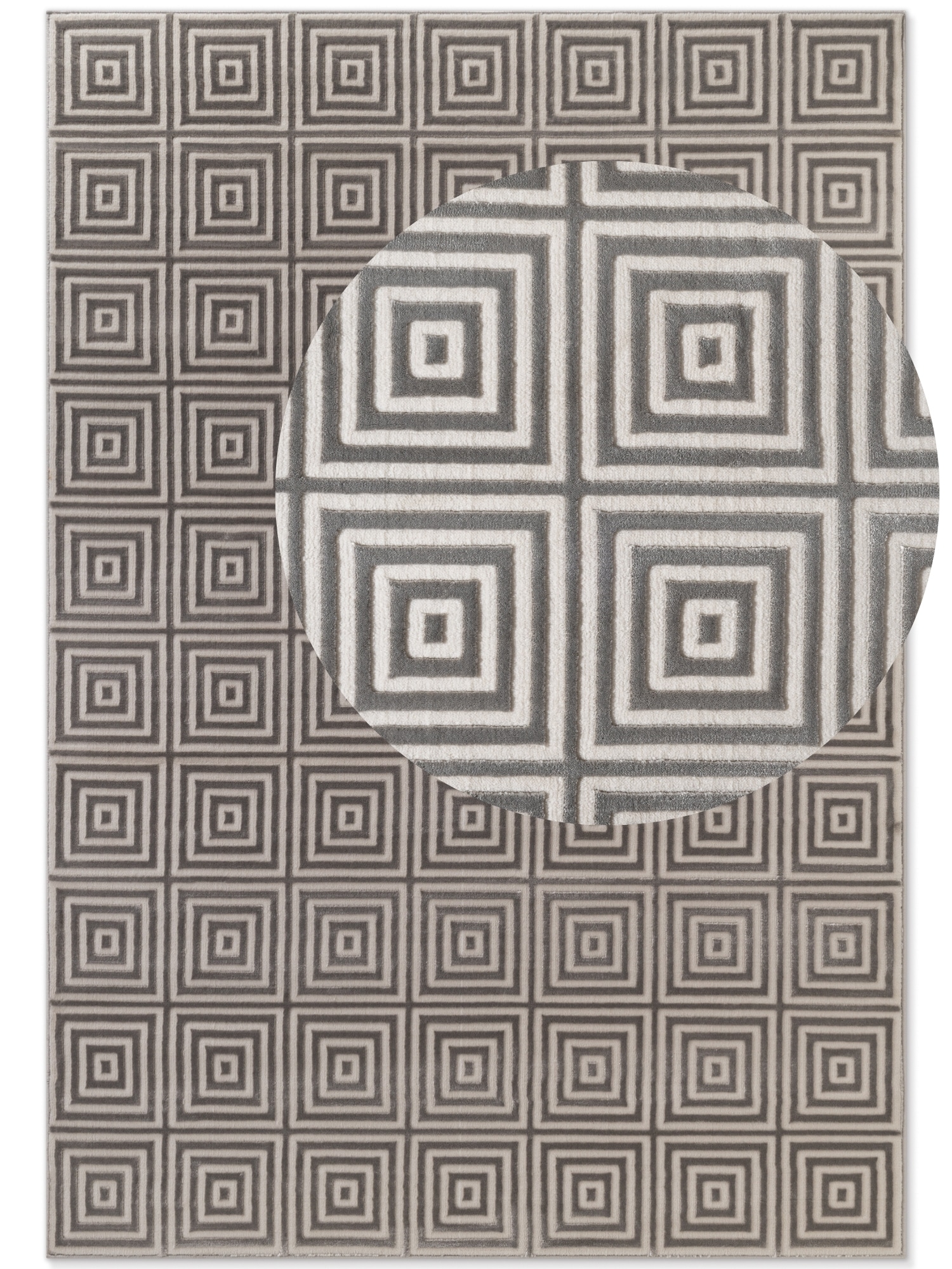 ELLE DECORATION Designteppich »Tourmaline«, rechteckig, 9 mm Höhe, Wohnzimmer, Schlafzimmer, Läufer, Hoch-Tief Effekt, Flur, Glanz