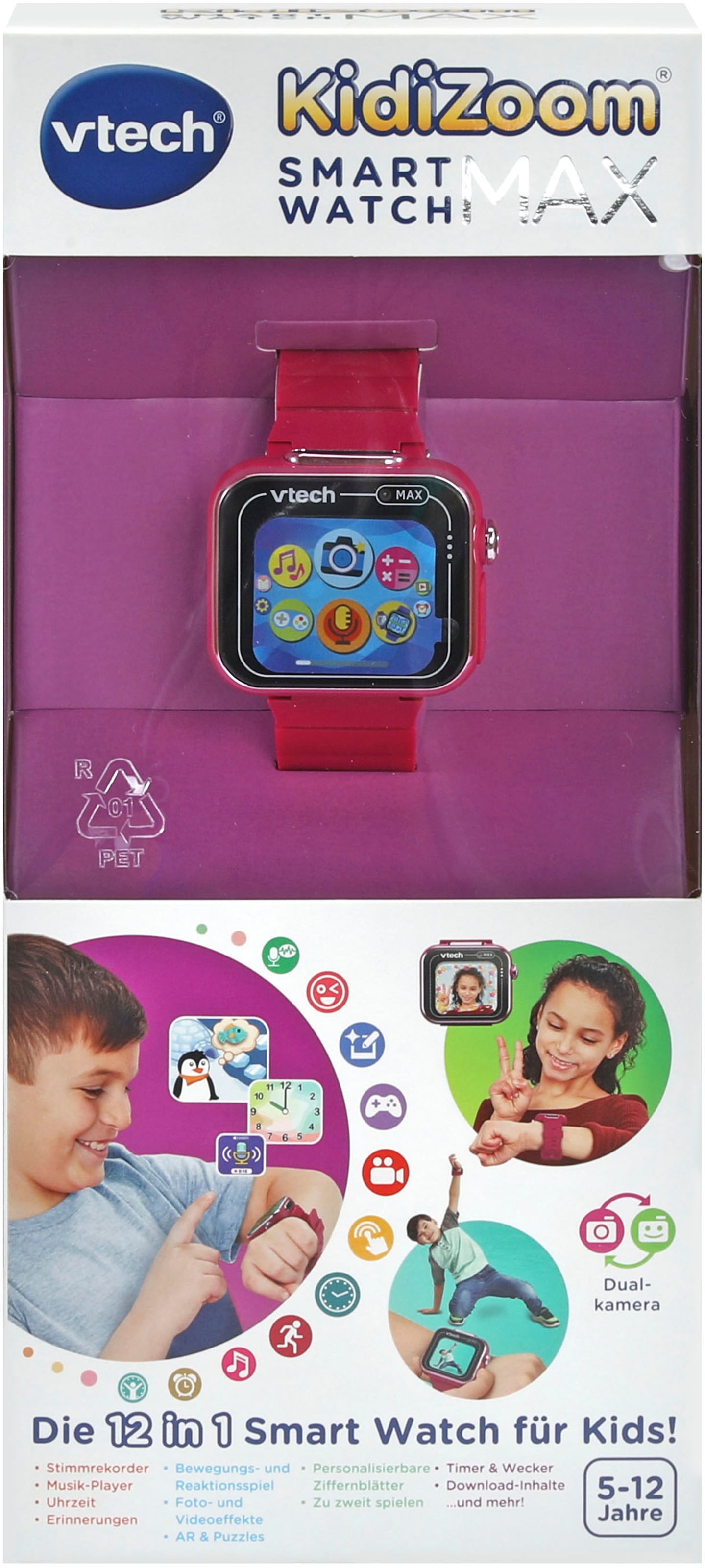 Vtech® Lernspielzeug »KidiZoom Smart Watch MAX lila«