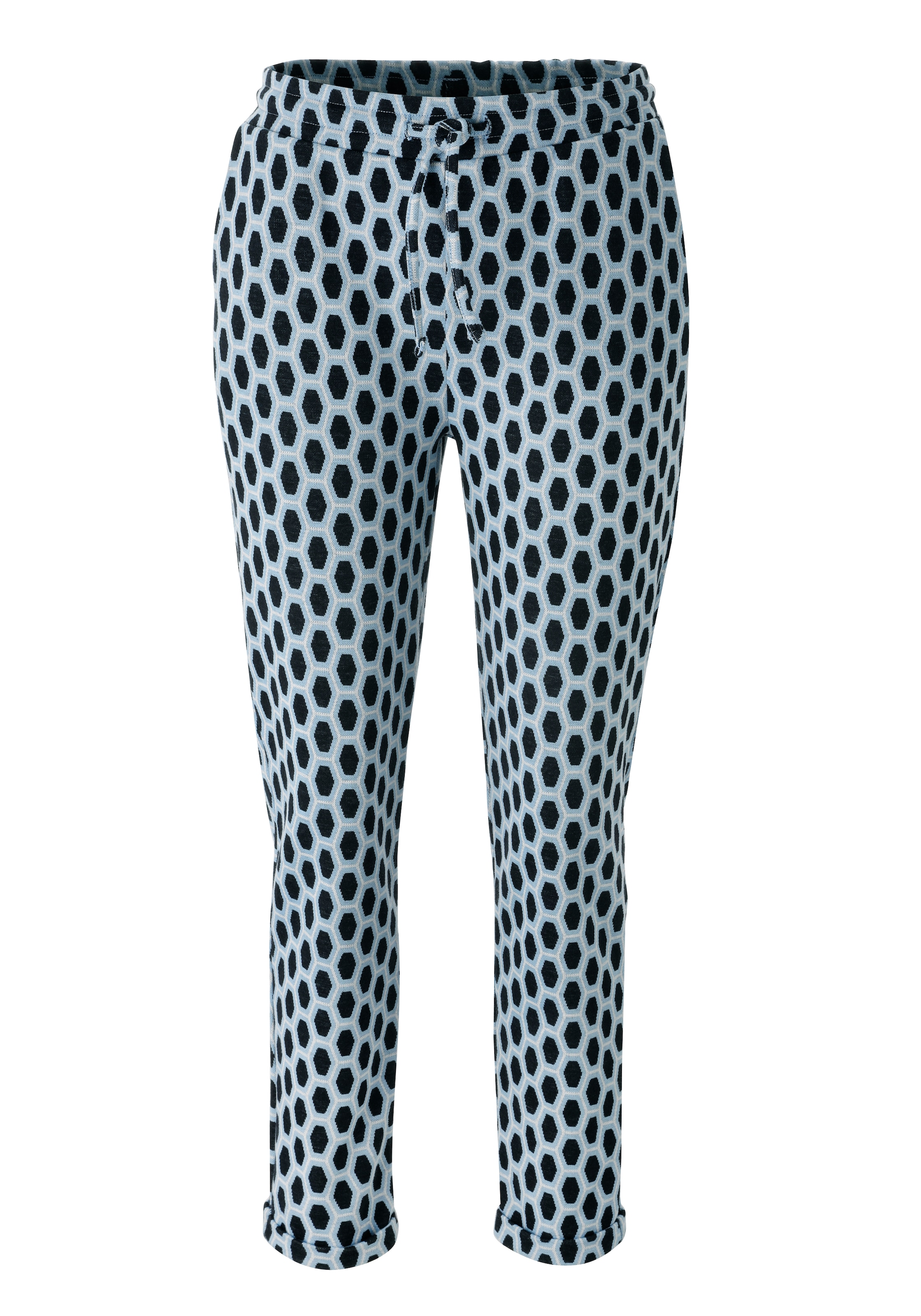 Aniston SELECTED Schlupfhose, mit Allover-Muster in geometrischer Wabenoptik - NEUE KOLLEKTION