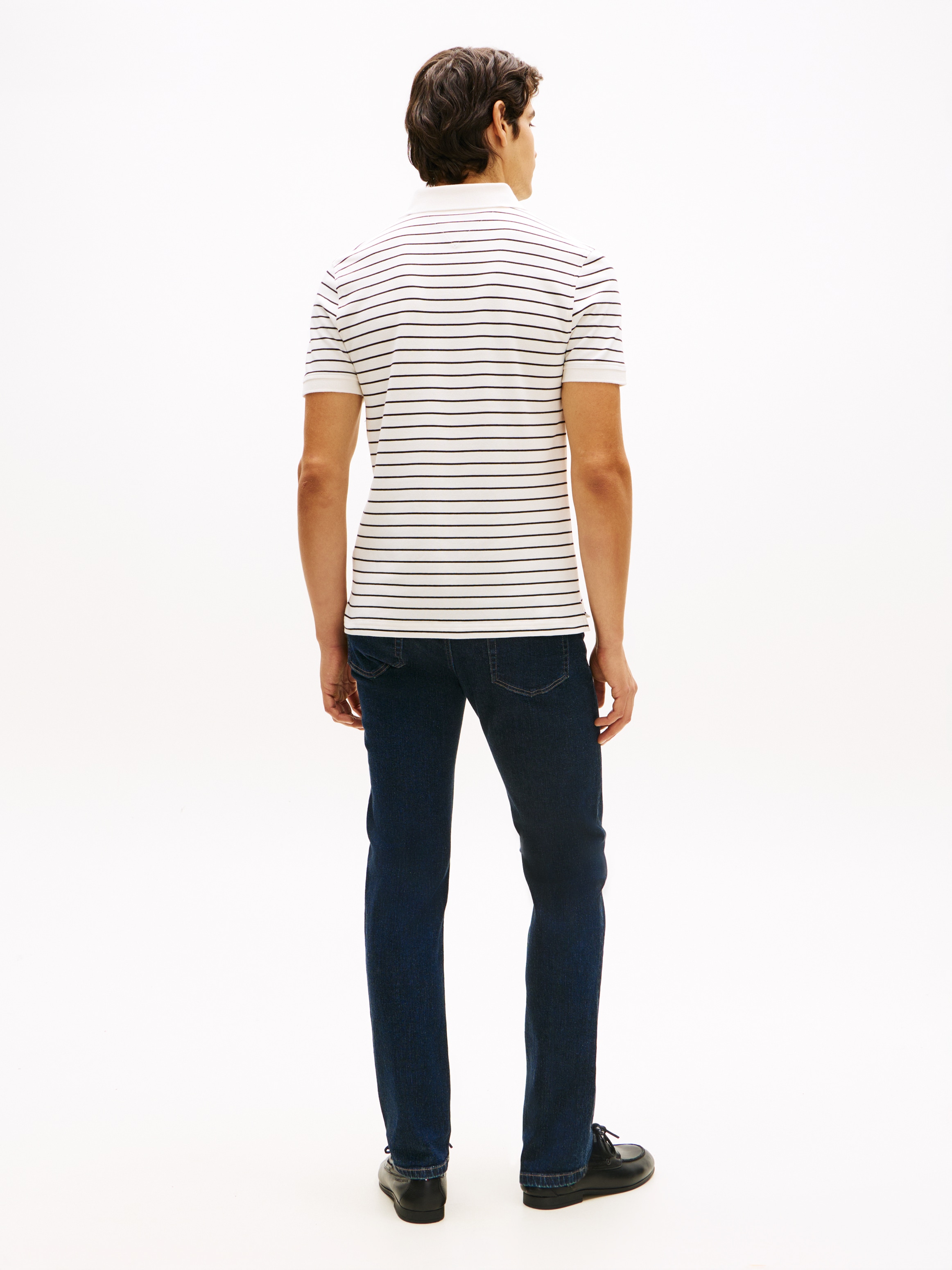 Tommy Hilfiger Poloshirt »1985 SLIM POLO« Markenstickerei, aus Baumwoll-Piqué