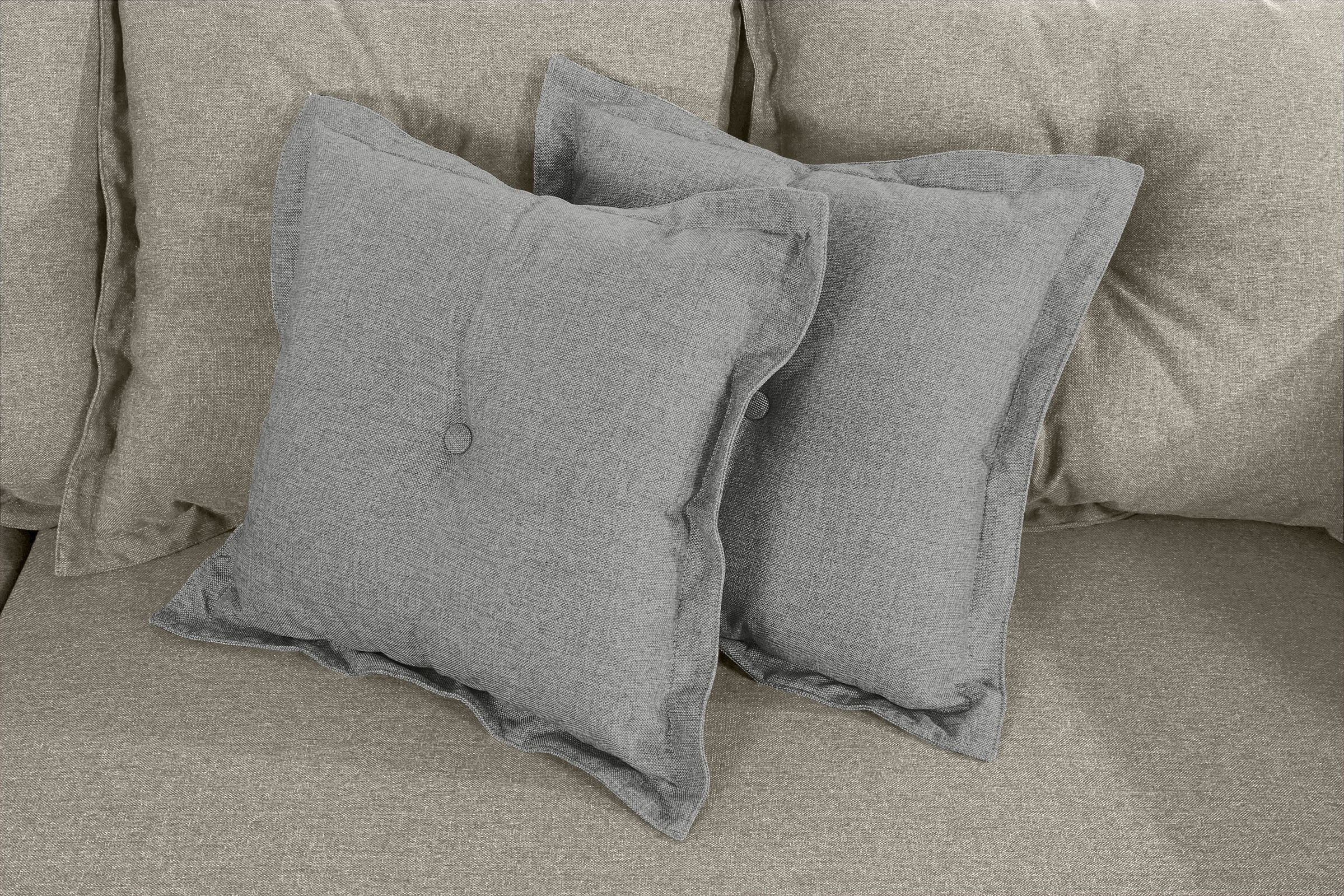 Home affaire Ecksofa »Baggio formschöne Polsterecke, bequem, Breite 277cm, L-Form«, Zierkissen inklusive
