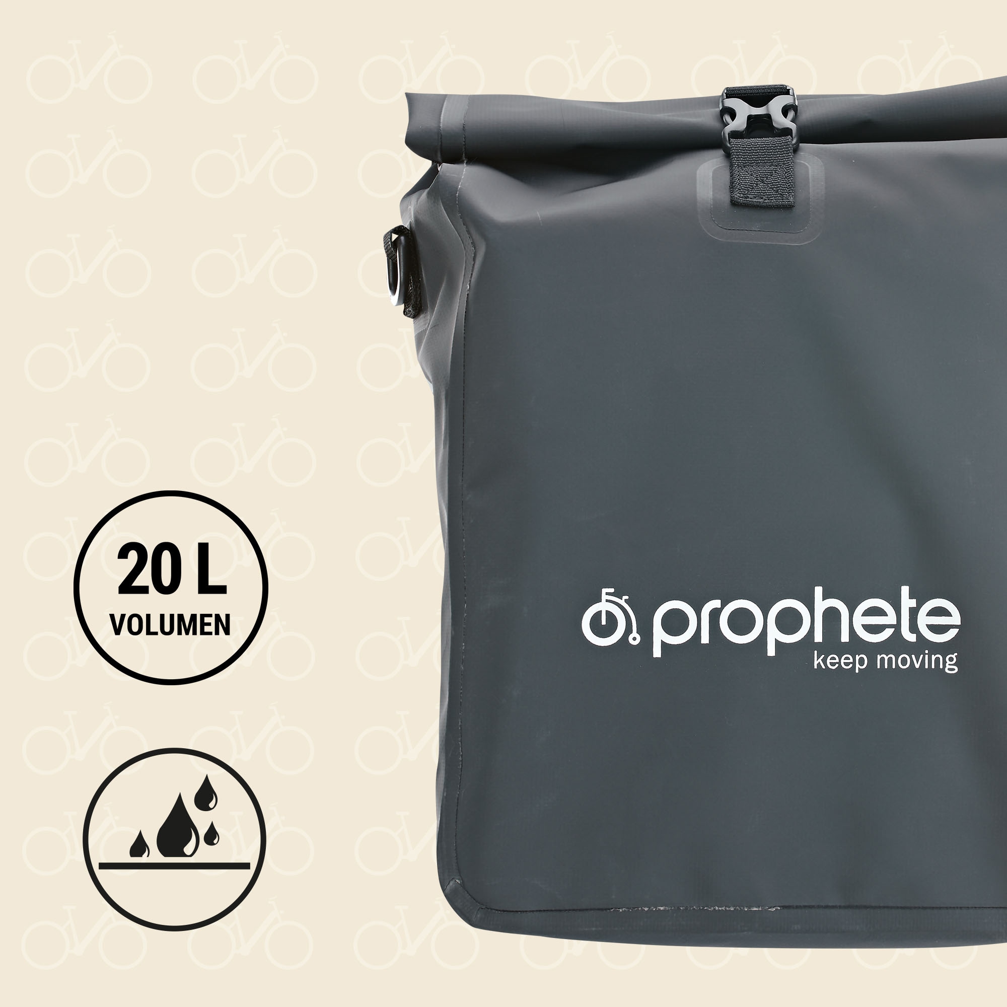 Prophete Gepäckträgertasche