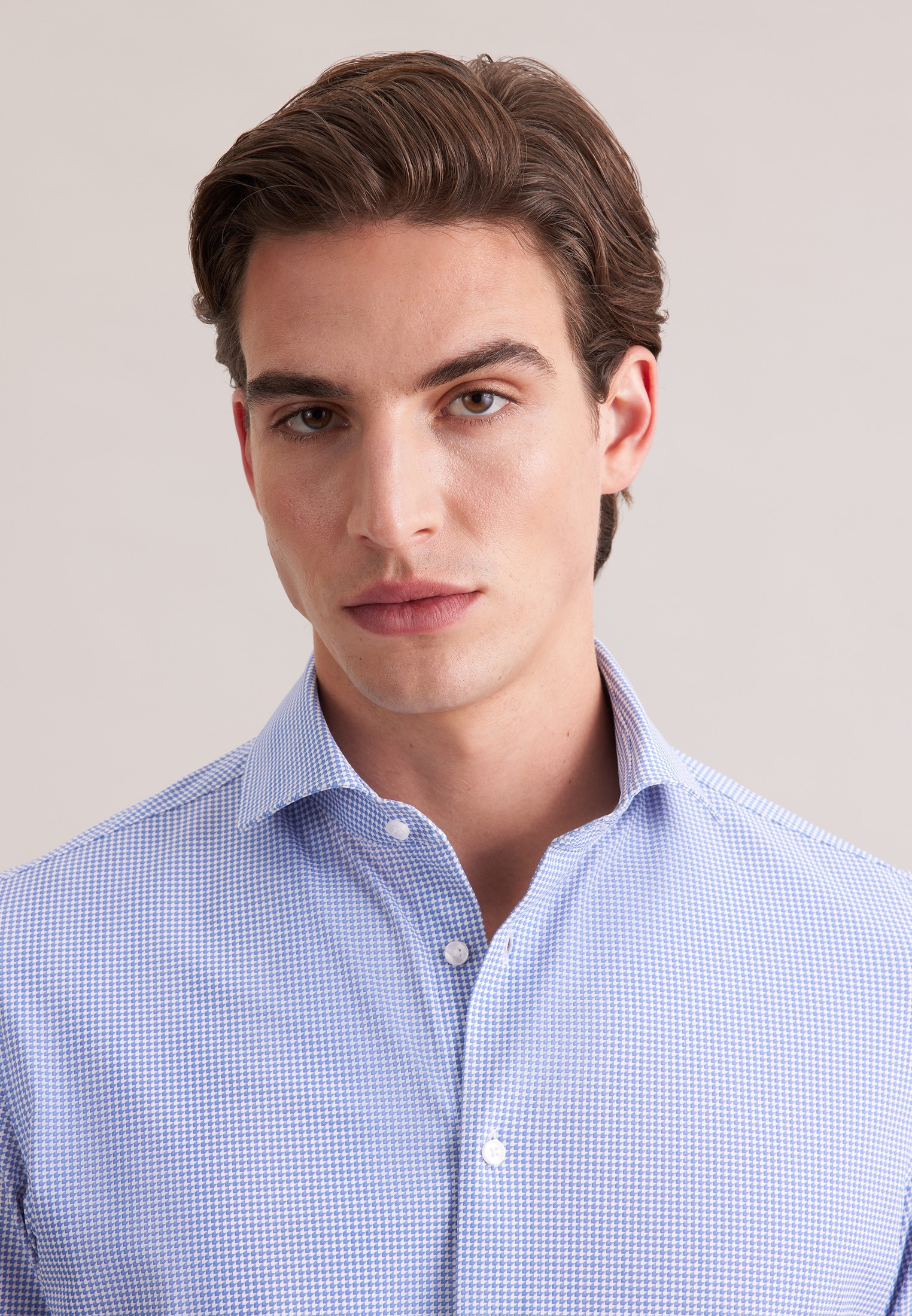 seidensticker Businesshemd »Schwarze Rose« Slim 1/1 Kentkragen Druck