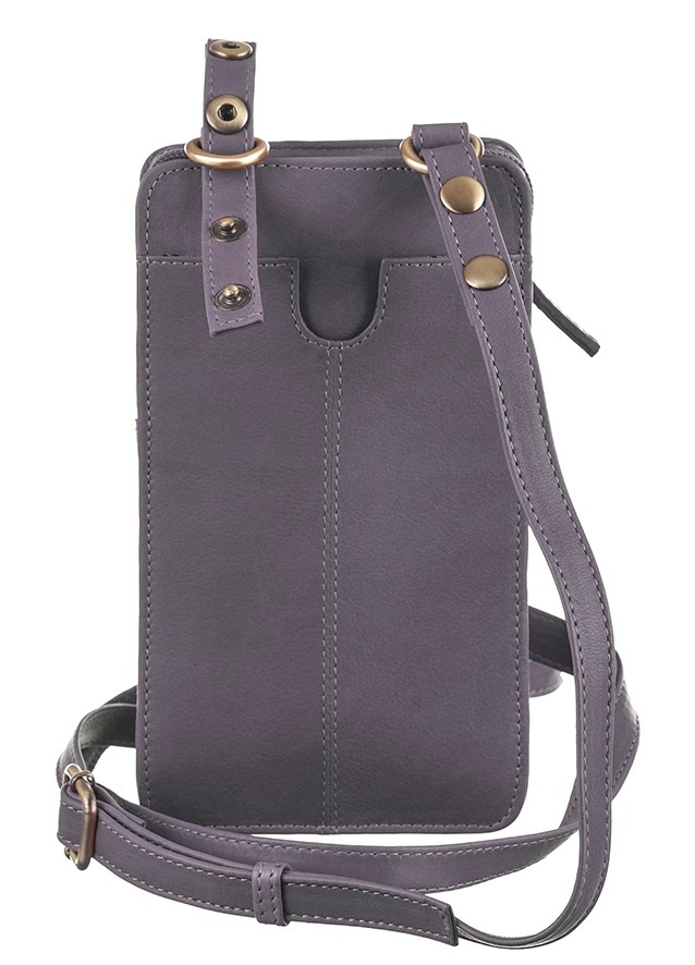 GreenLand Nature Handytasche »NATURE Soft« mit aufgesetzter Börse und RFID-Schutz