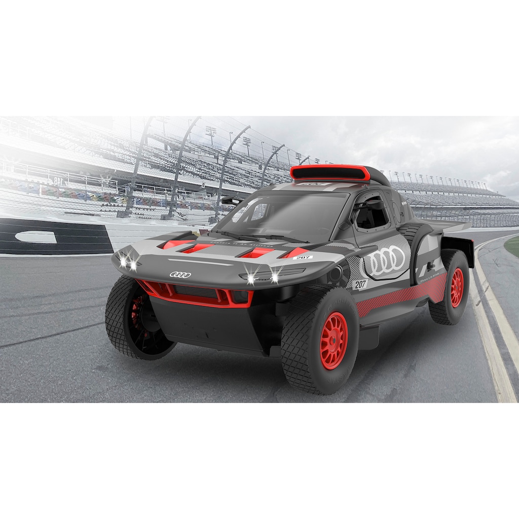 Jamara RC-Auto »Deluxe Cars, AUDI RS Q e-tron E2 1:14, grau - 2,4 GHz«