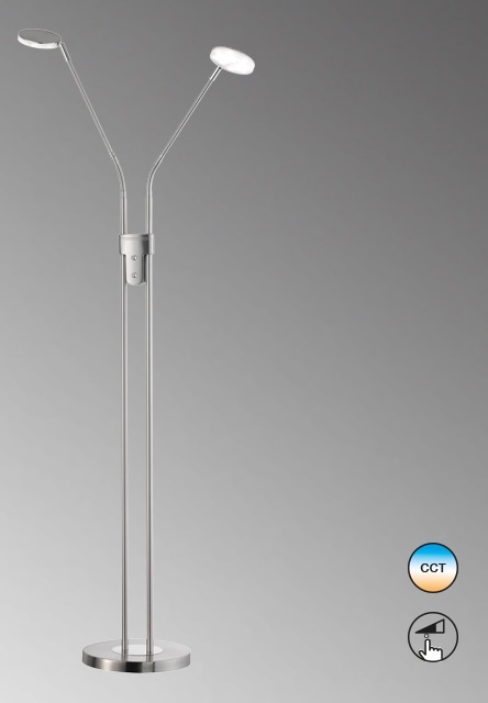easy! BY FHL Stehlampe »Luna«, 2 flammig, Leuchtmittel LED-Modul | LED fest integriert