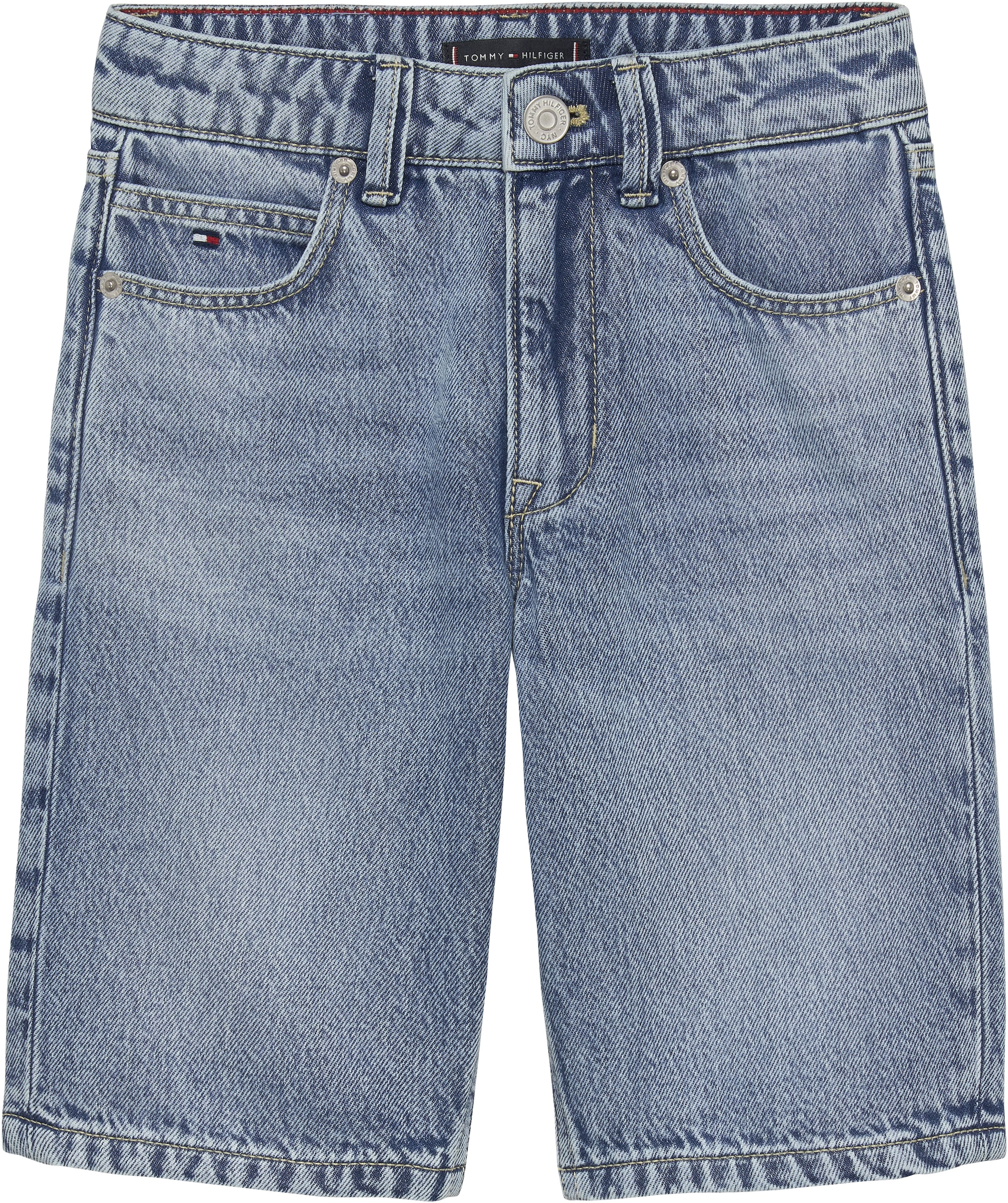 Tommy Hilfiger Jeansshorts »STRAIGHT DENIM« Kinder bis 16 Jahre, gerade Passform
