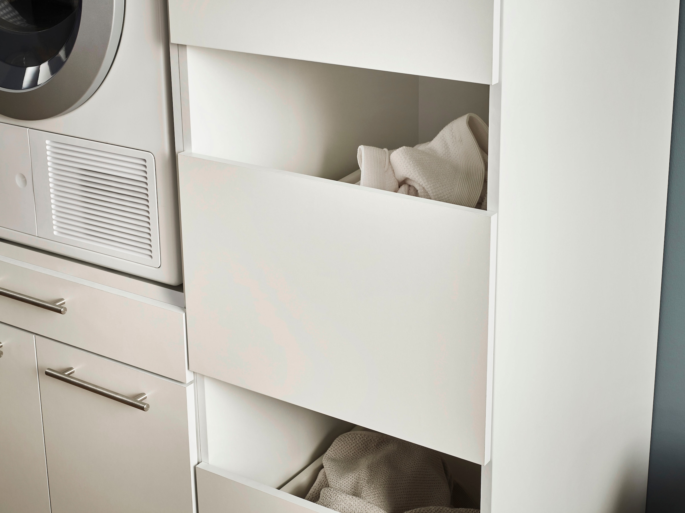 Laundreezy Mehrzweckschrank-Set »Laundreezy, 9-tlg. Mehrzweckschrank-Set B/H/T 253/238/68 cm« 9 Stk. tlg.