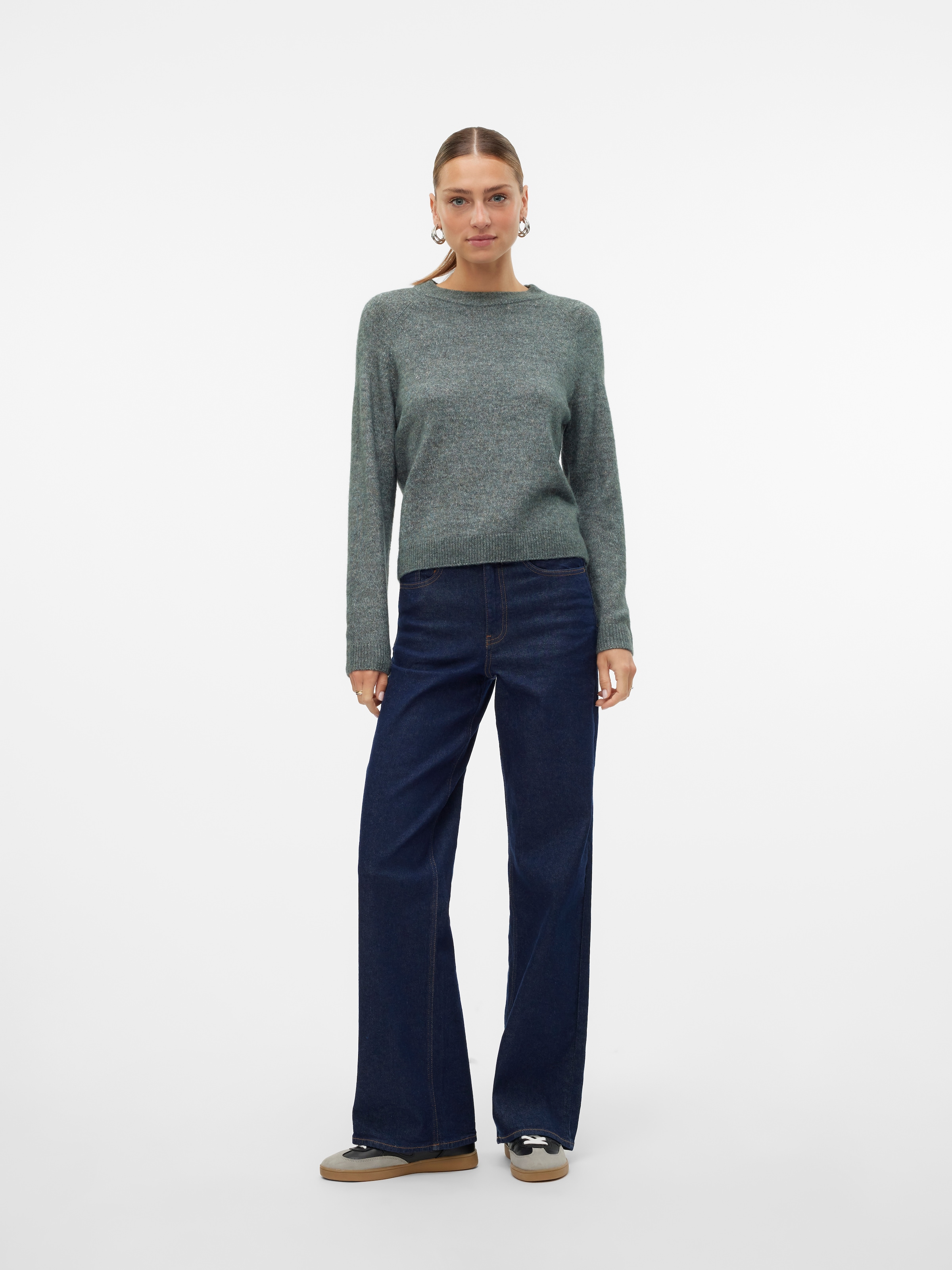 Vero Moda Rundhalspullover »VMFILUCA LS O-NECK PULLOVER GA NOOS«
