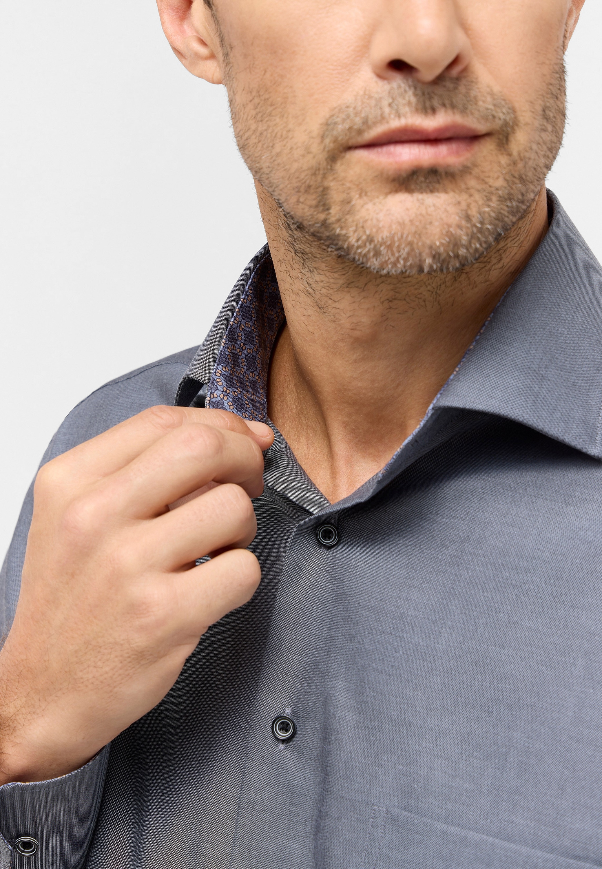 Eterna Langarmhemd »MODERN FIT«, NON IRON (bügelfrei)