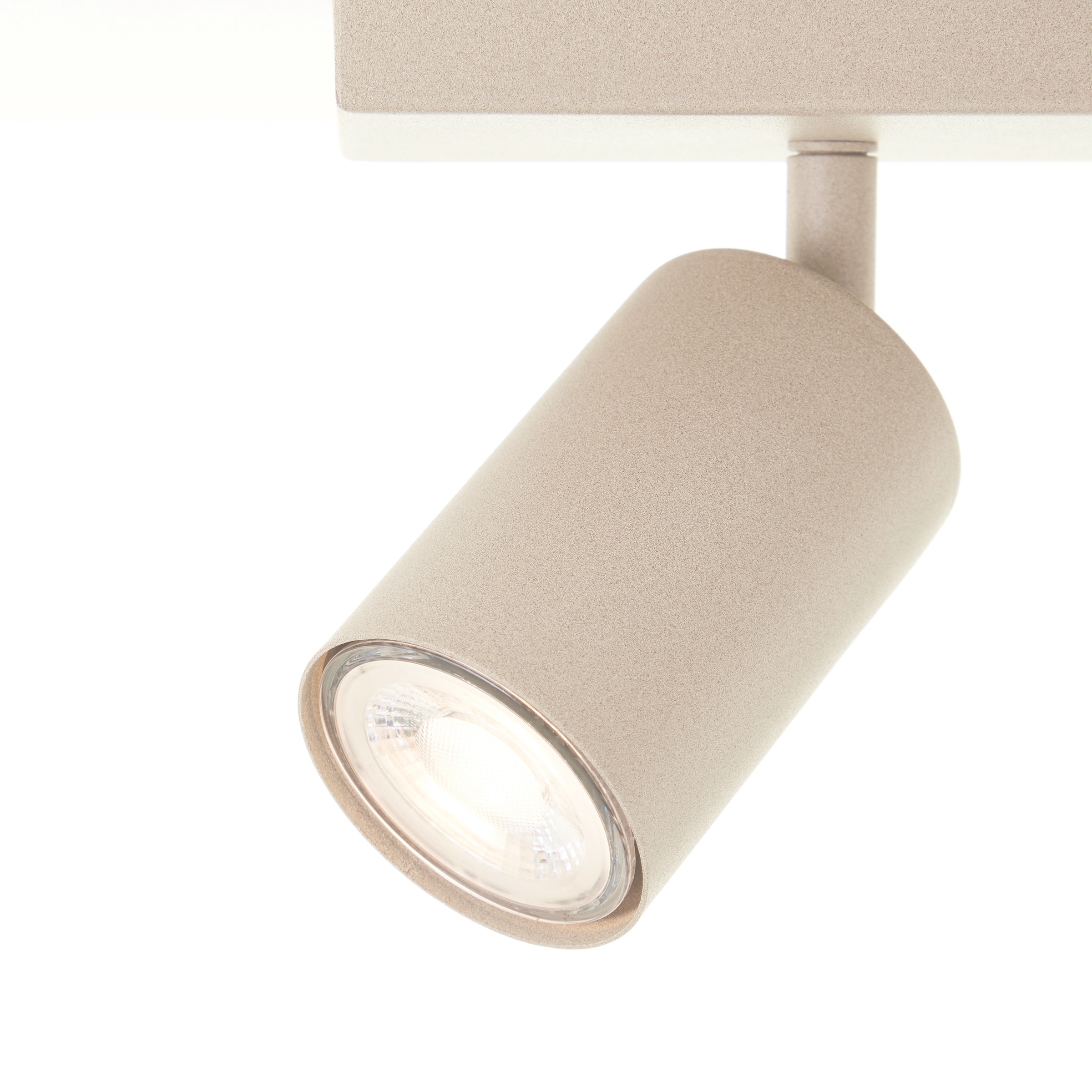 Brilliant Deckenstrahler »Jello« GU10 1 Stk. Warmweiß GU10 LED inkl., 350 lm, 3000 K, schwenkbar, Metall, champagnerfarben