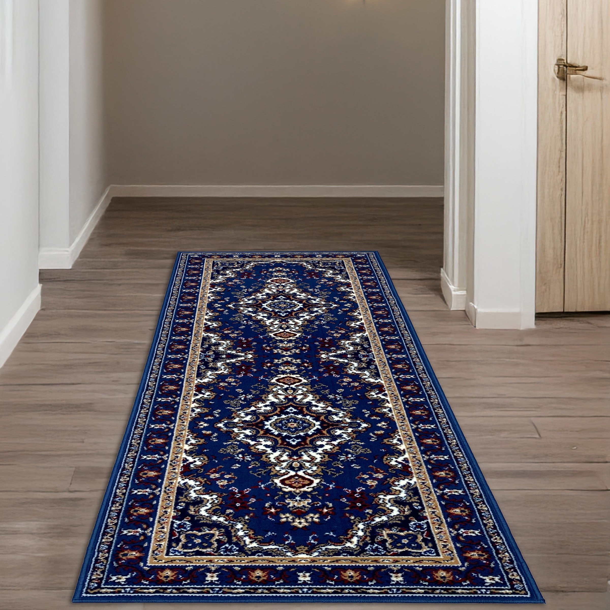 my home Läufer »Oriental, Made in Belgium« rechteckig 7 mm Höhe Läufer, Brücke, Kurzflor, Orient-Optik, mit Bordüre, gewebt