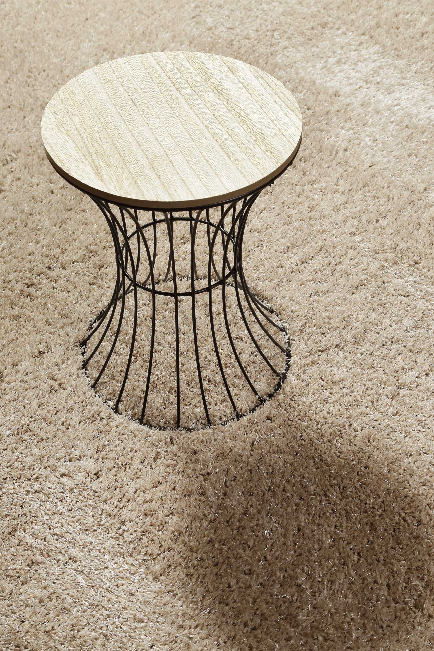 Homie Living Teppich »Flavio«, quadratisch, 30 mm Höhe, Hochflor, gewebt, weich, uni, Wohnzimmer, Schlafzimmer, waschbar
