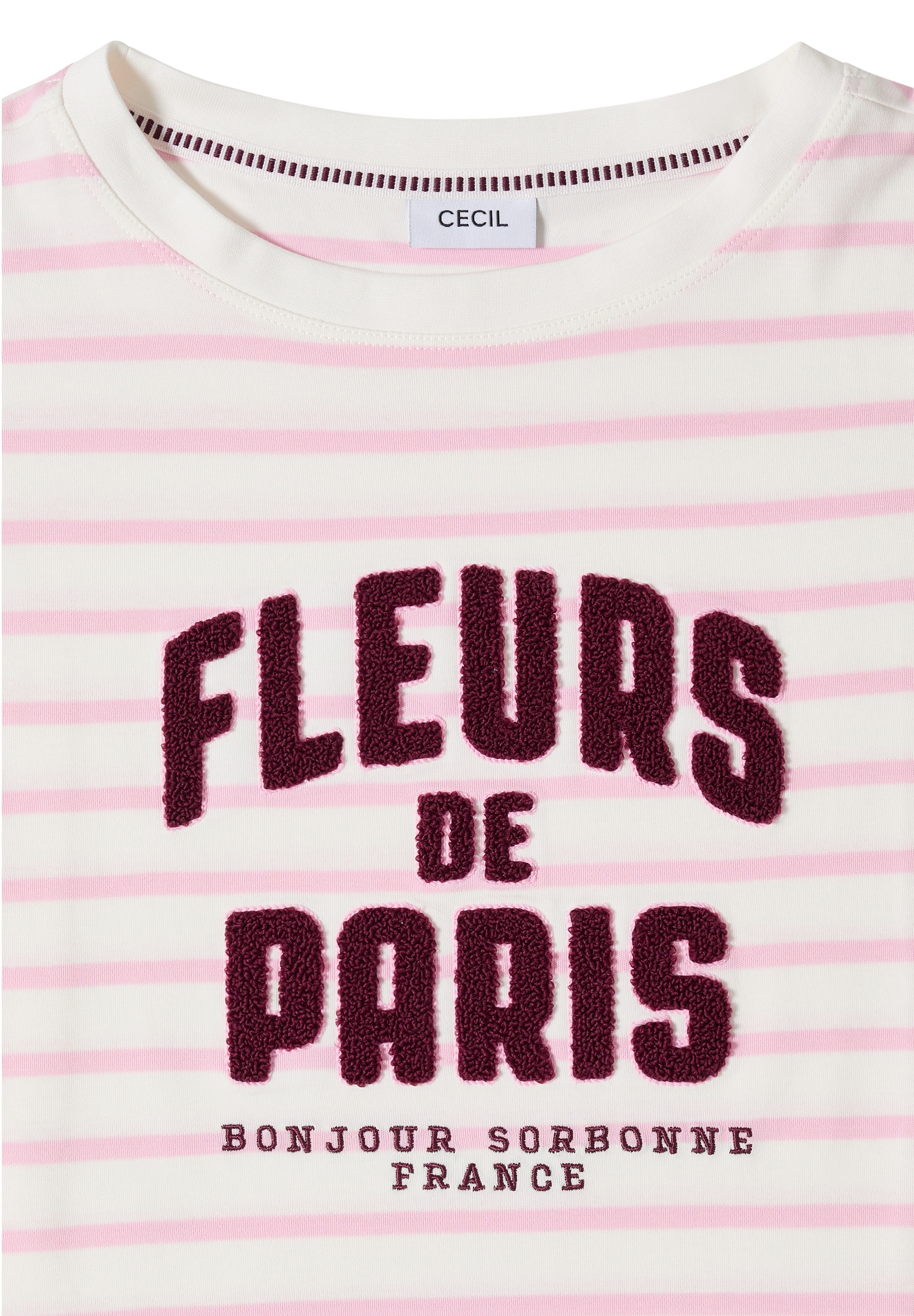 Cecil 3/4-Arm-Shirt mit Schriftzug