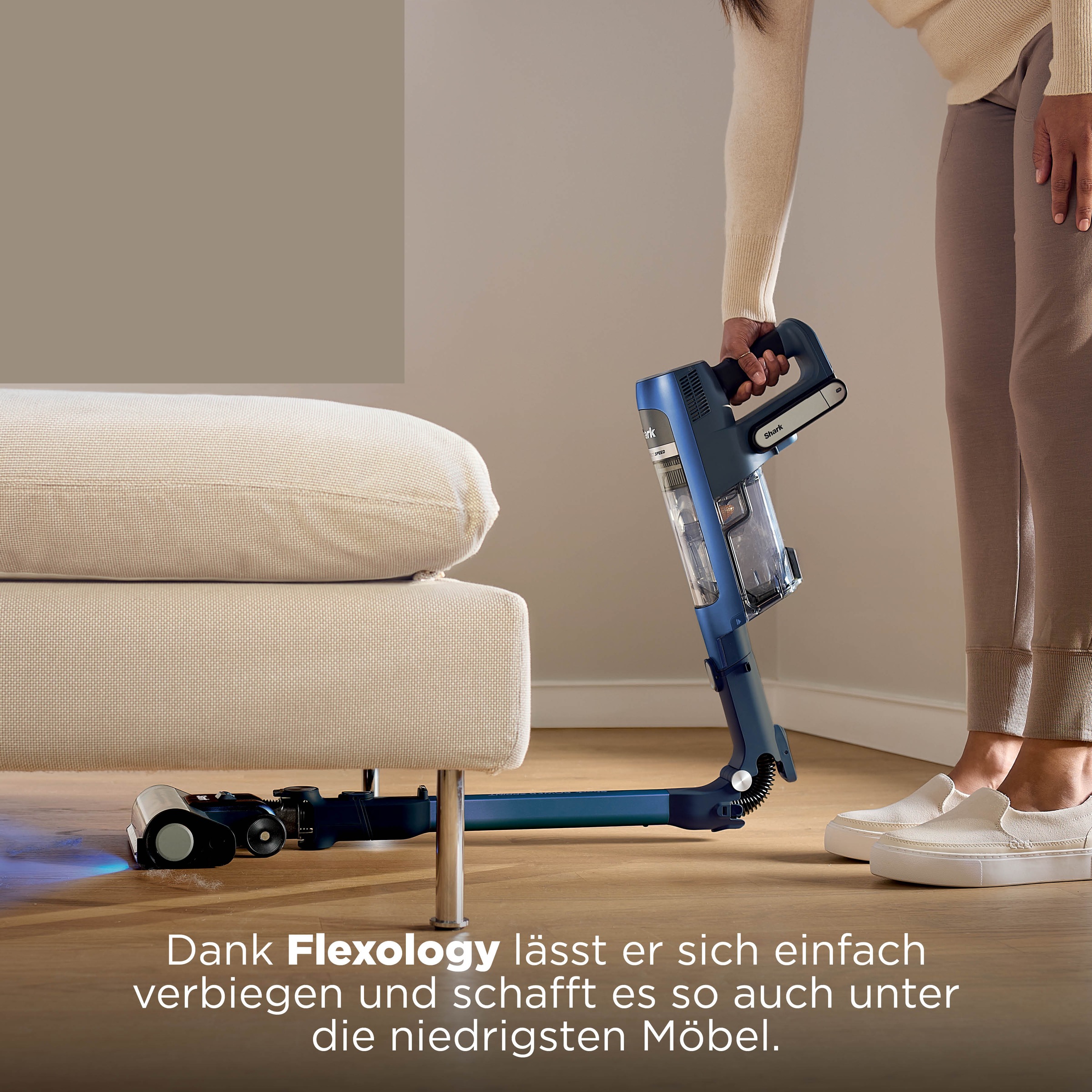 Shark Akku-Hand-und Stielstaubsauger »Shark PowerDetect Speed Pet Pro Clean and Empty IA3241EUT« Reveal-Technologie:, Flexology