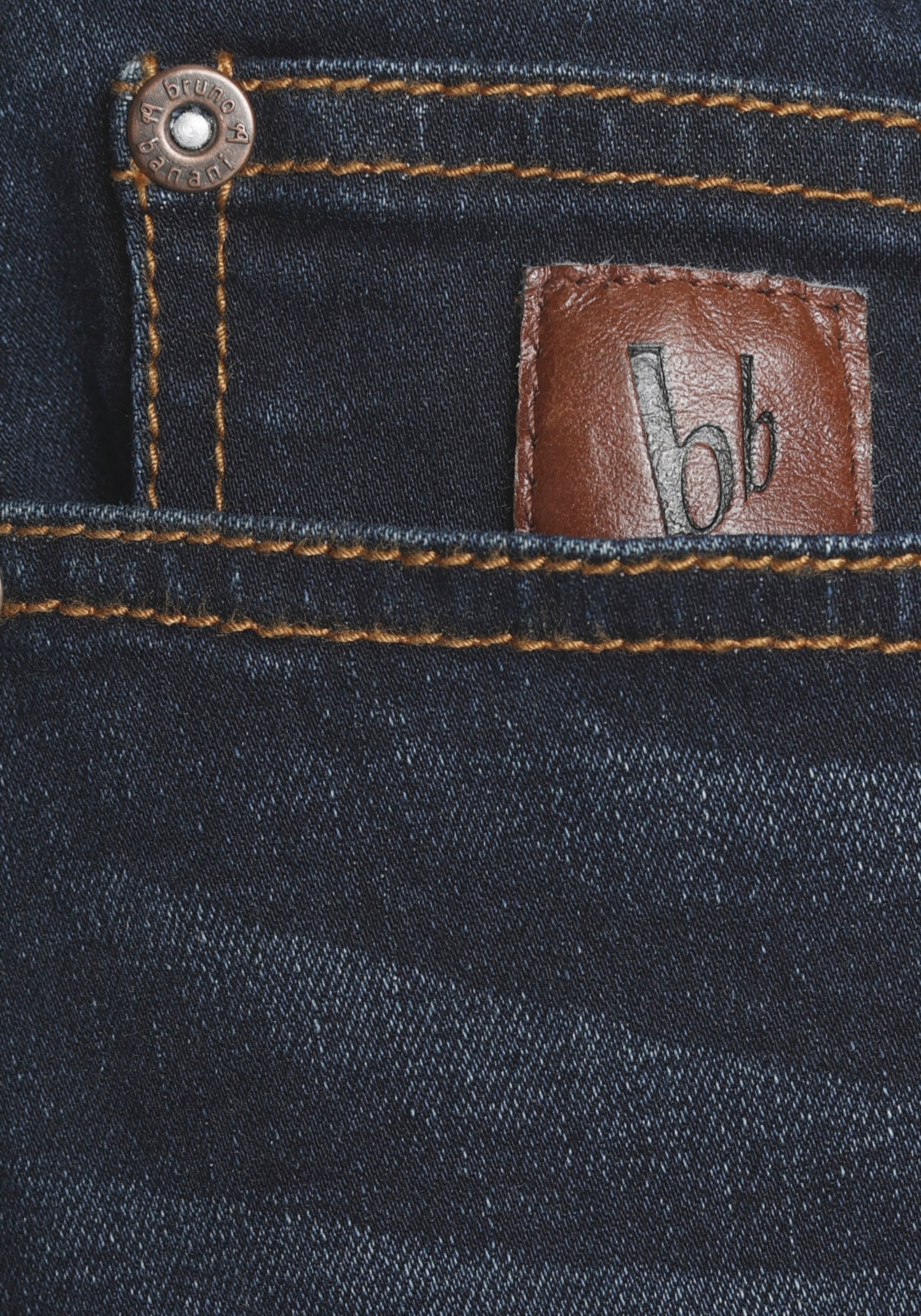 Bruno Banani Straight-Jeans »Hutch«, gerade Beinform, teilweise mit modischen Destroyed-Effekten
