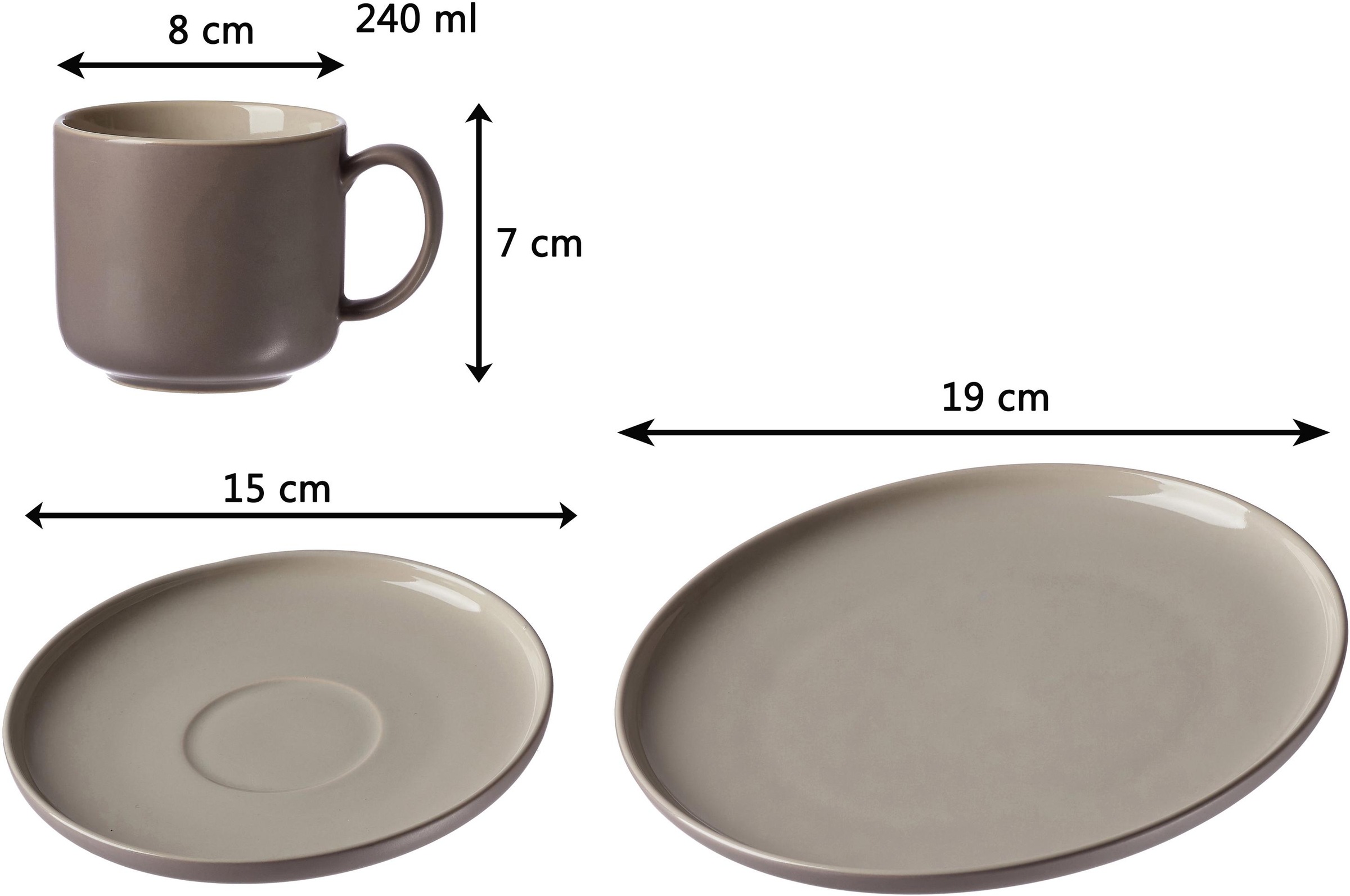 Kaffeeservice tlg.), Scandic 12 online & Breker bei kaufen »Geschirr-Set, Style, Teile, Ritzenhoff Personen für OTTO Service (Set, 4 Jasper«, 12