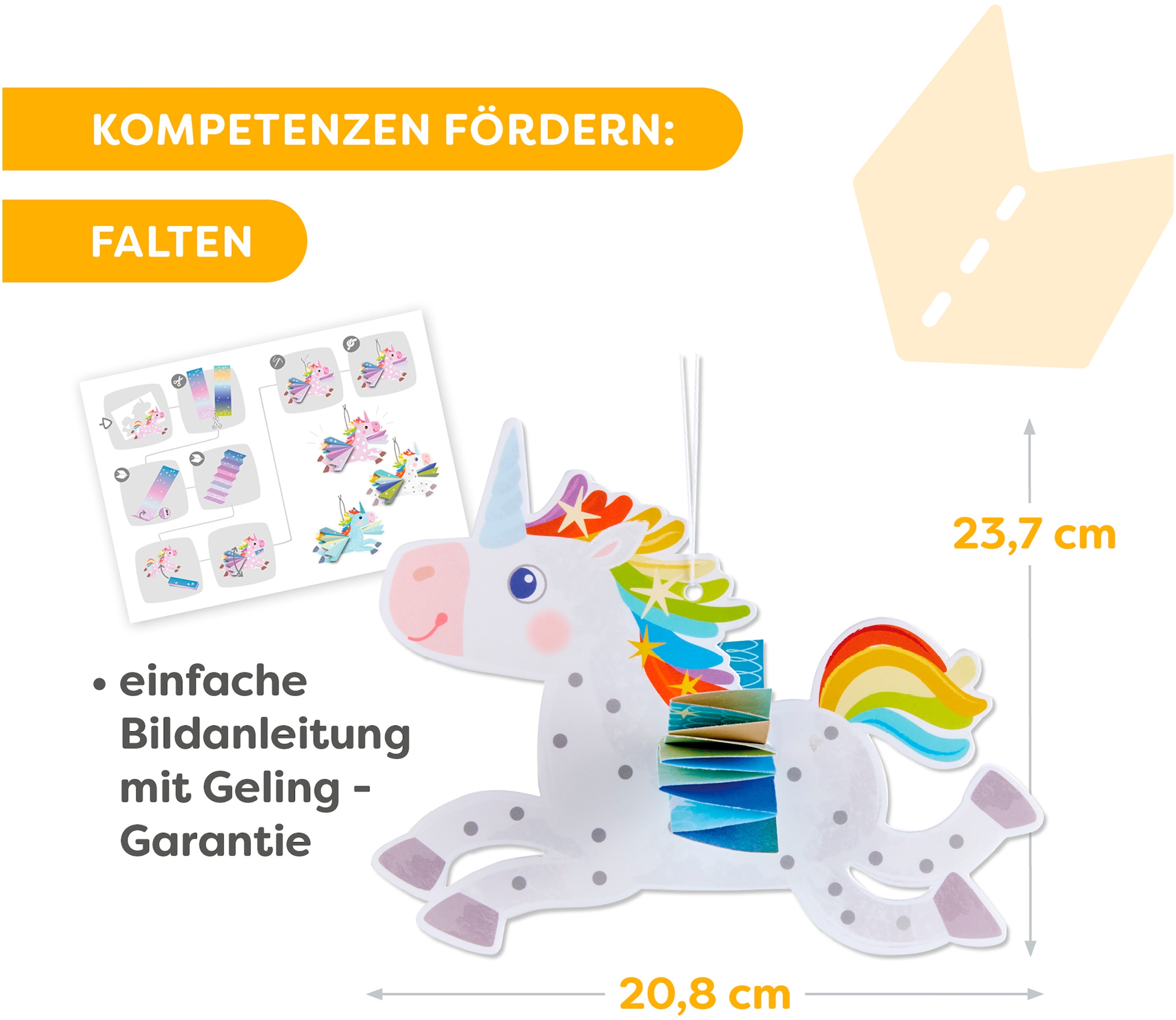 Haba Kreativset »2er Bastelsets Erstes Basteln Einhörner«
