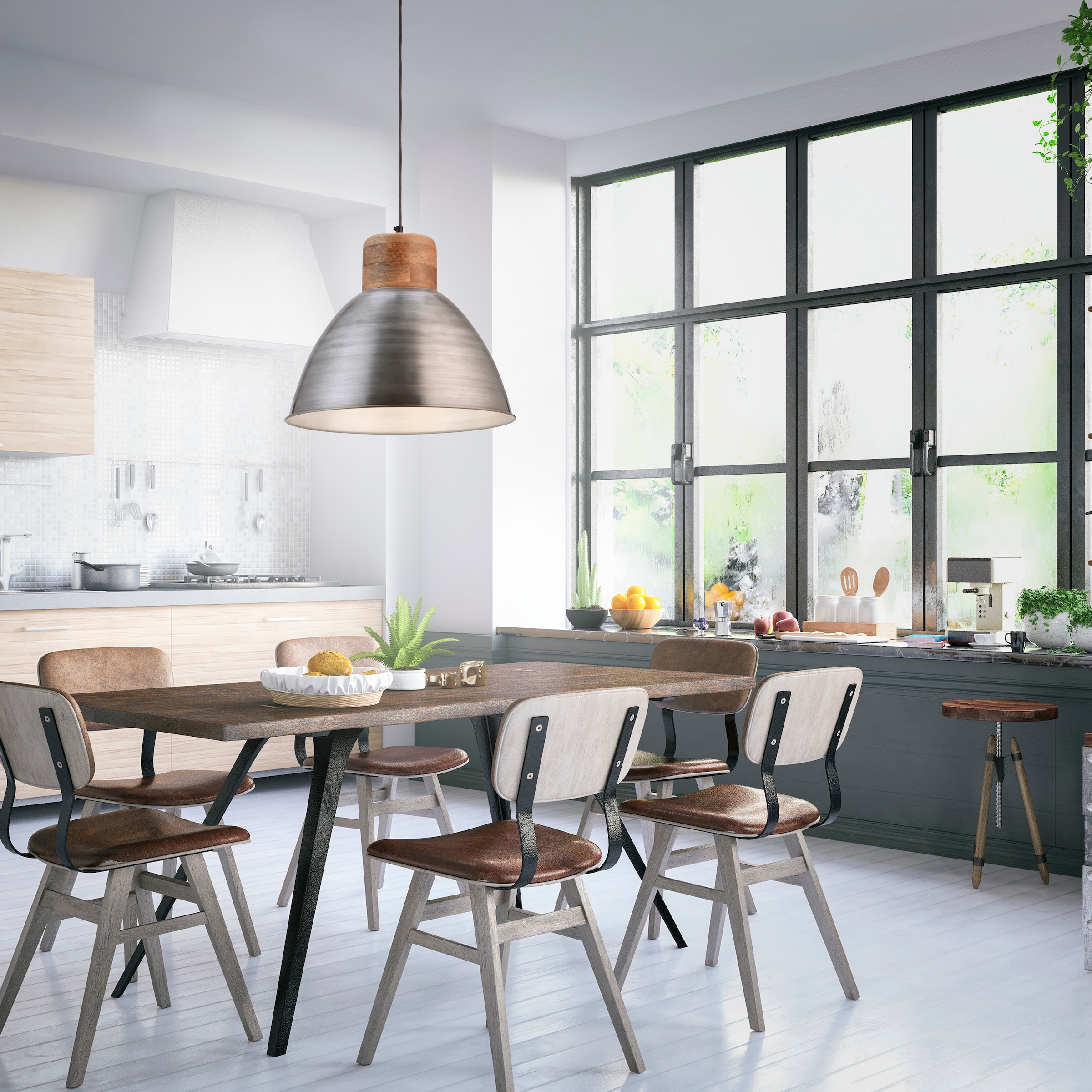 JUST LIGHT Pendelleuchte »SAMIA« E27 1 Stk. ExklusiveE27