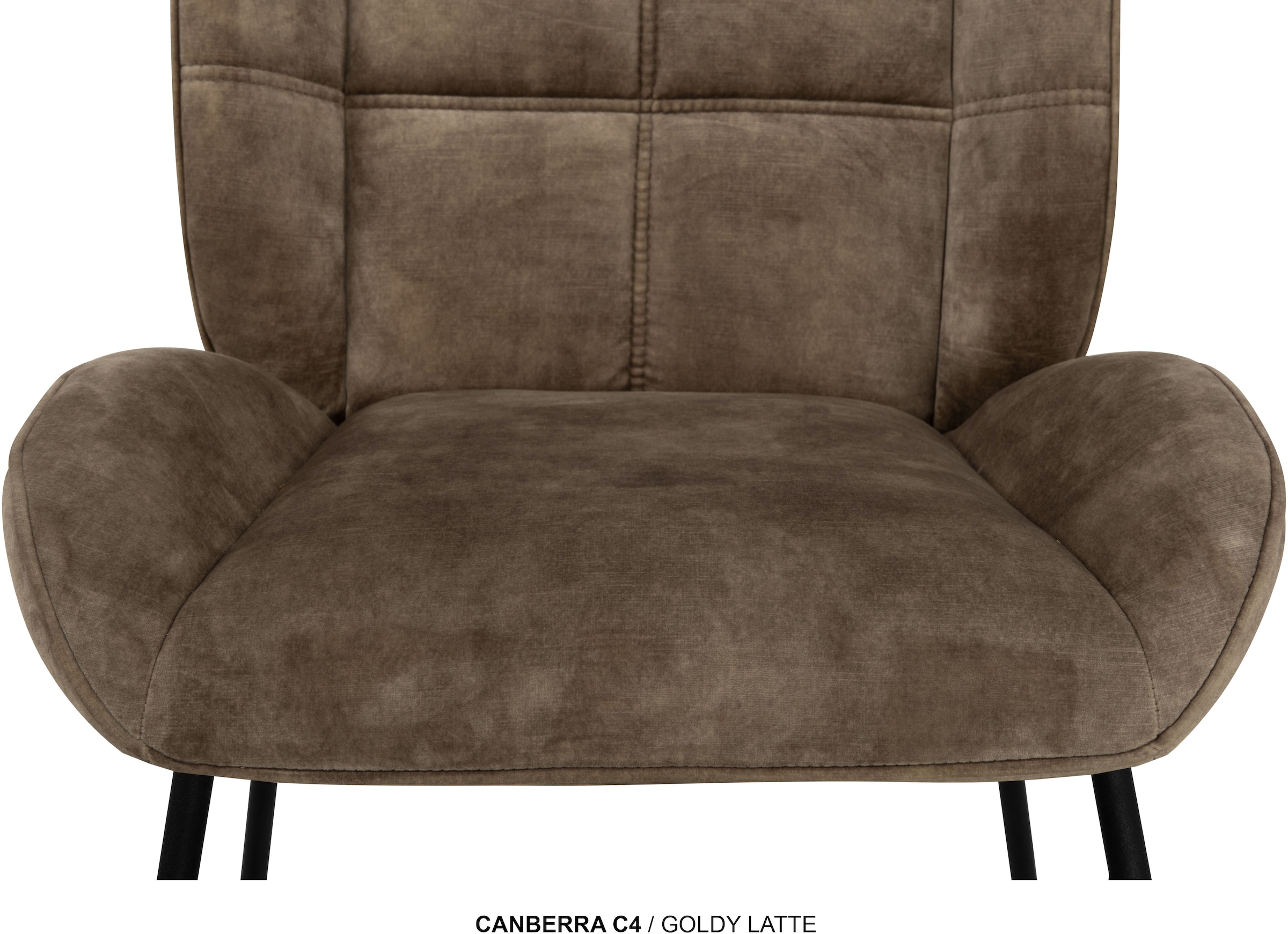 OMG Design Esszimmerstuhl »Canberra« (Set) 1 Stk.Esszimmerstuhl, pflegeleichter Samtvelour Bezug