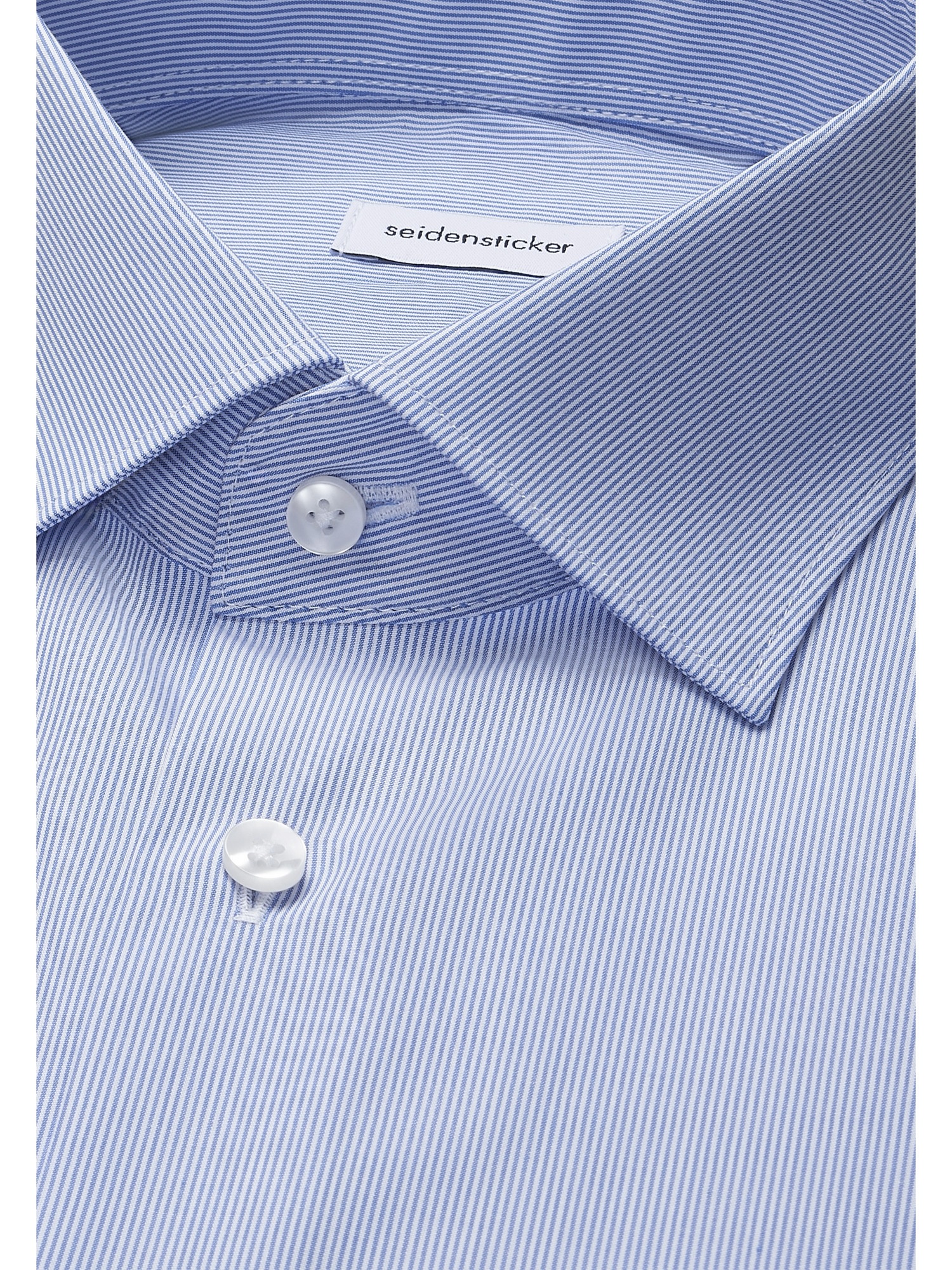seidensticker Businesshemd »Schwarze Rose« Regular 1/1 Kentkragen Gestreift