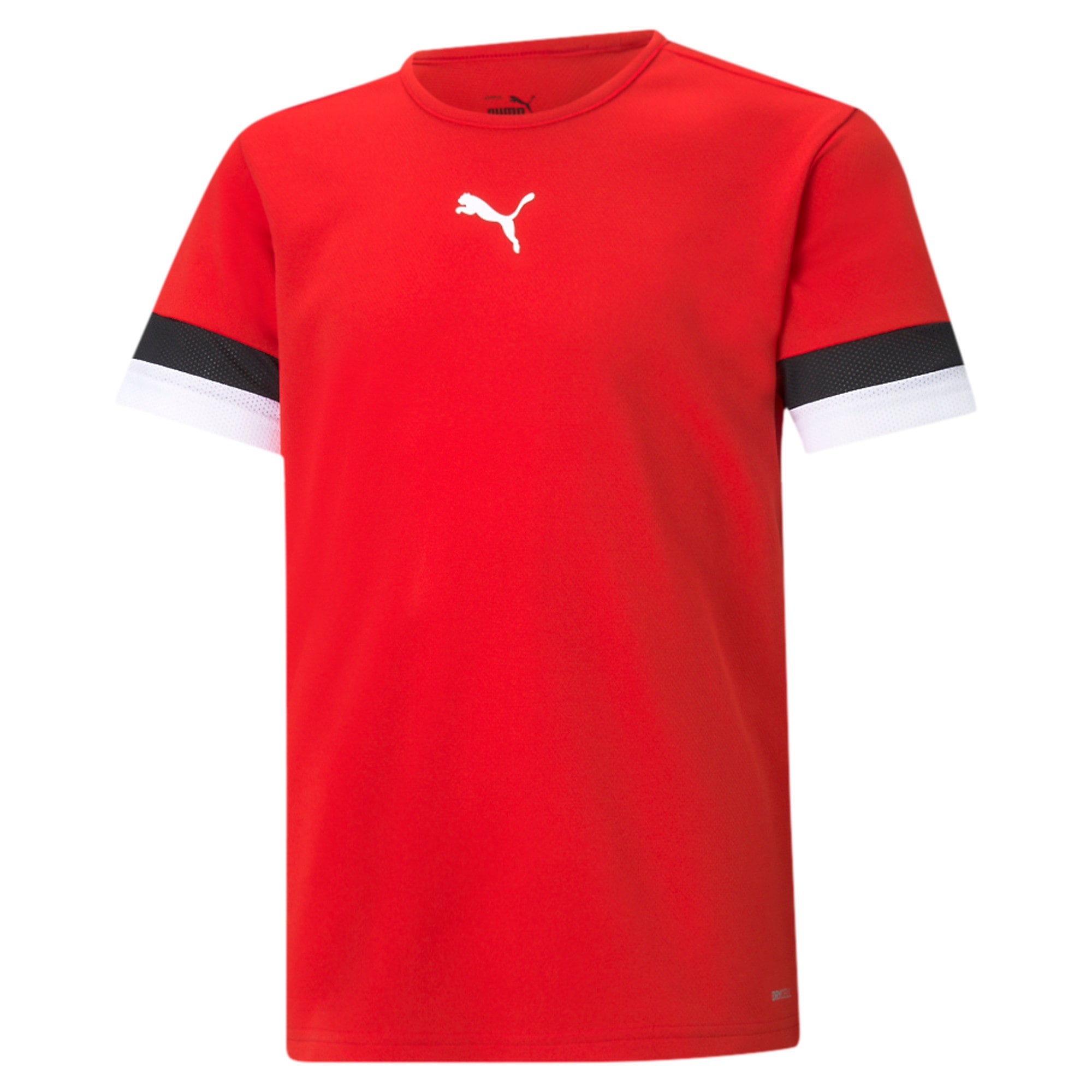 PUMA Fußballtrikot »TEAMRISE JERSEY JR« Fußball, Kurzarm, mit Rundhalsausschnitt, mit DryCELL Technologie
