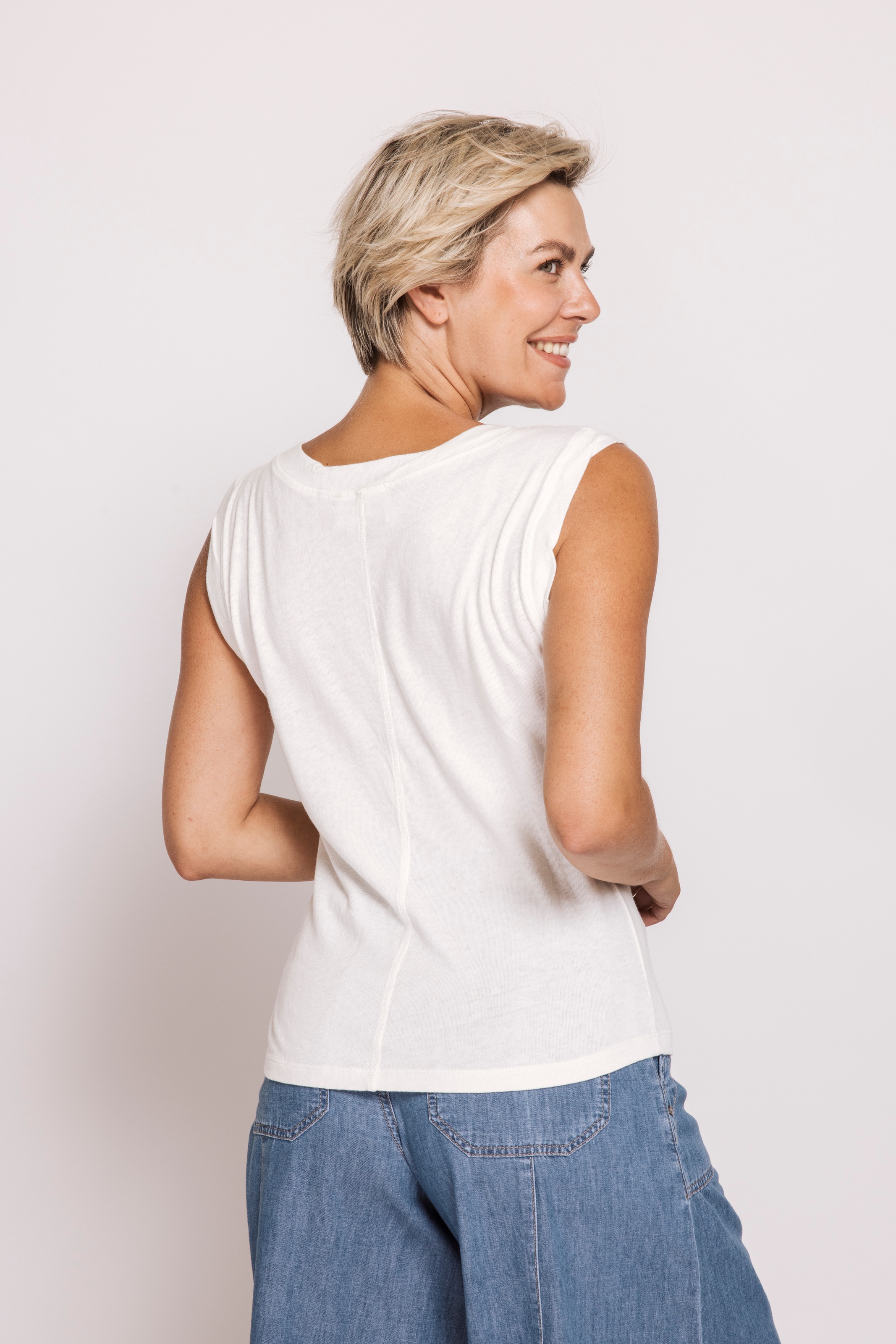 Zhrill Shirttop »ZHASHA« mit gewellten Abschlüssen