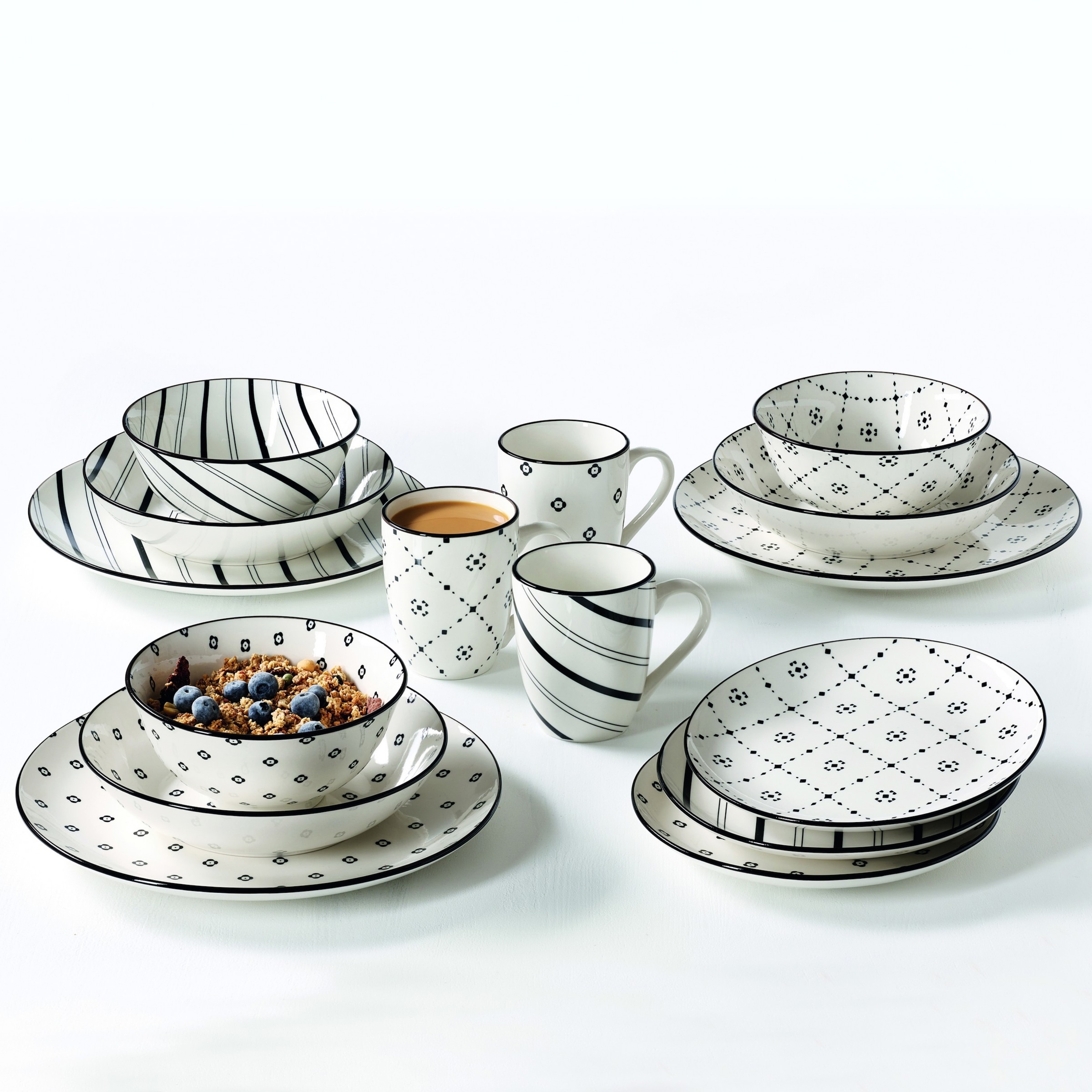 Ritzenhoff & Breker Kombiservice »Fusion« aus Porzellan für 6 Personen