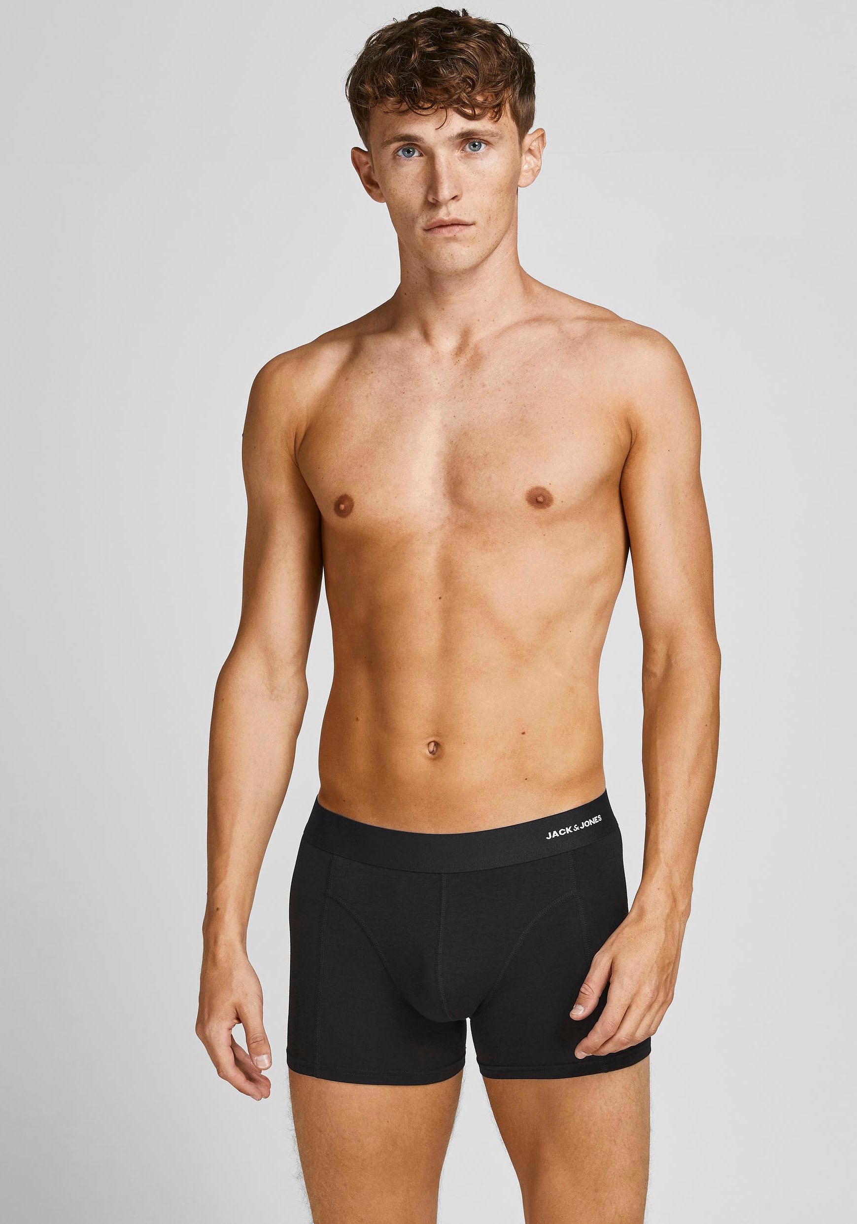 Jack & Jones Trunk »JACBASIC BAMBOO TRUNKS 3 PACK NOOS«, (Packung, 3 St.)