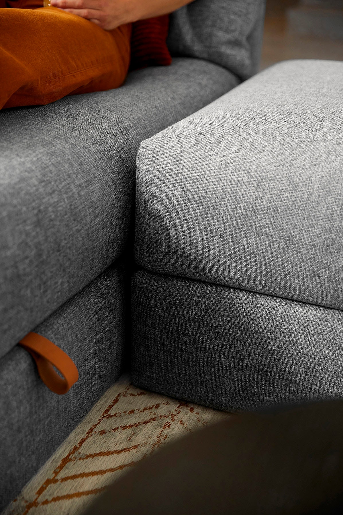 INNOVATION LIVING ™ Stauraumhocker »CORNILA«, Hocker mit Stauraum, Fußablage, zusätzlicher Sitzplatz