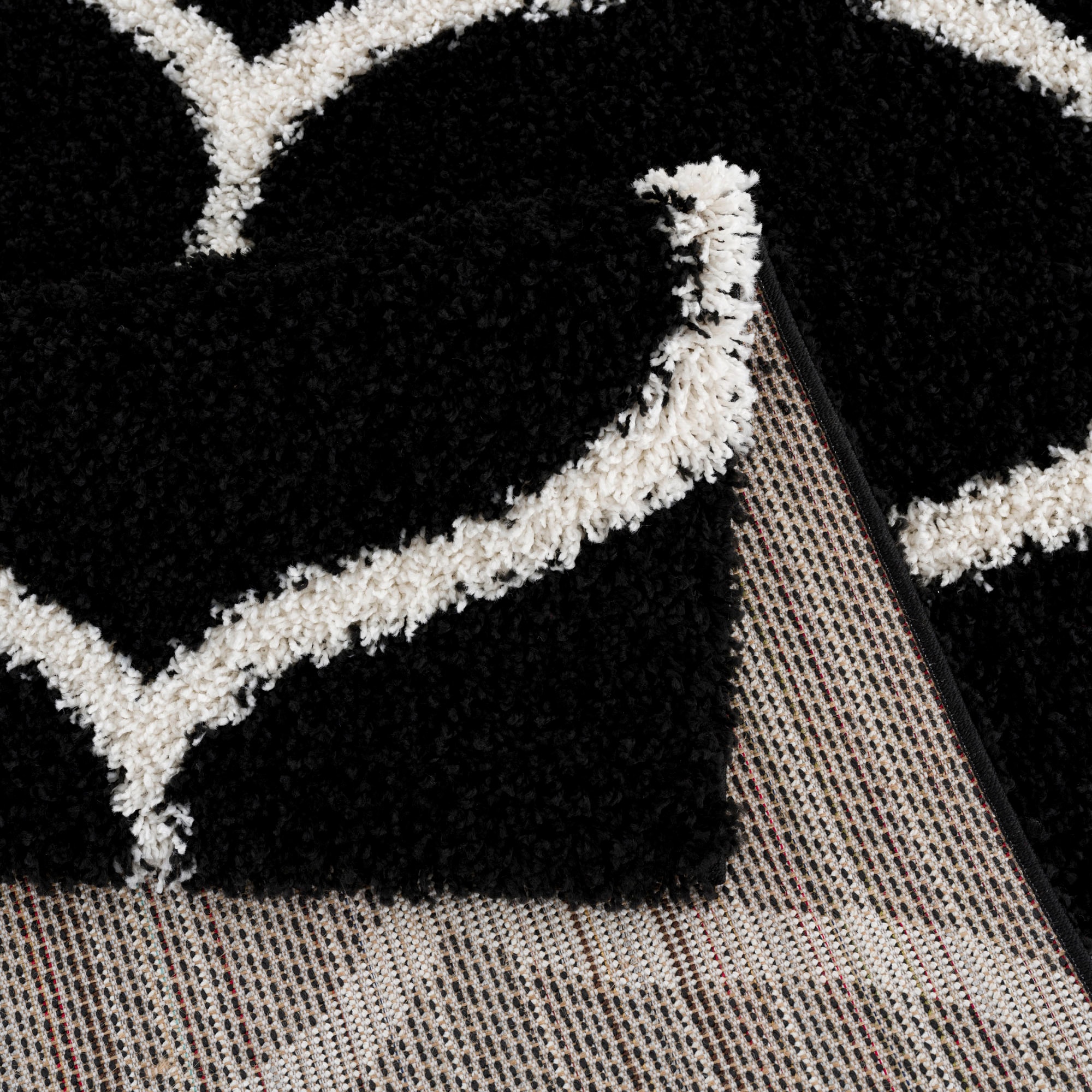 Sanat Hochflor-Teppich »Madrid«, rechteckig, 30 mm Höhe, Wohnzimmer, Langflor, Shaggy Teppich