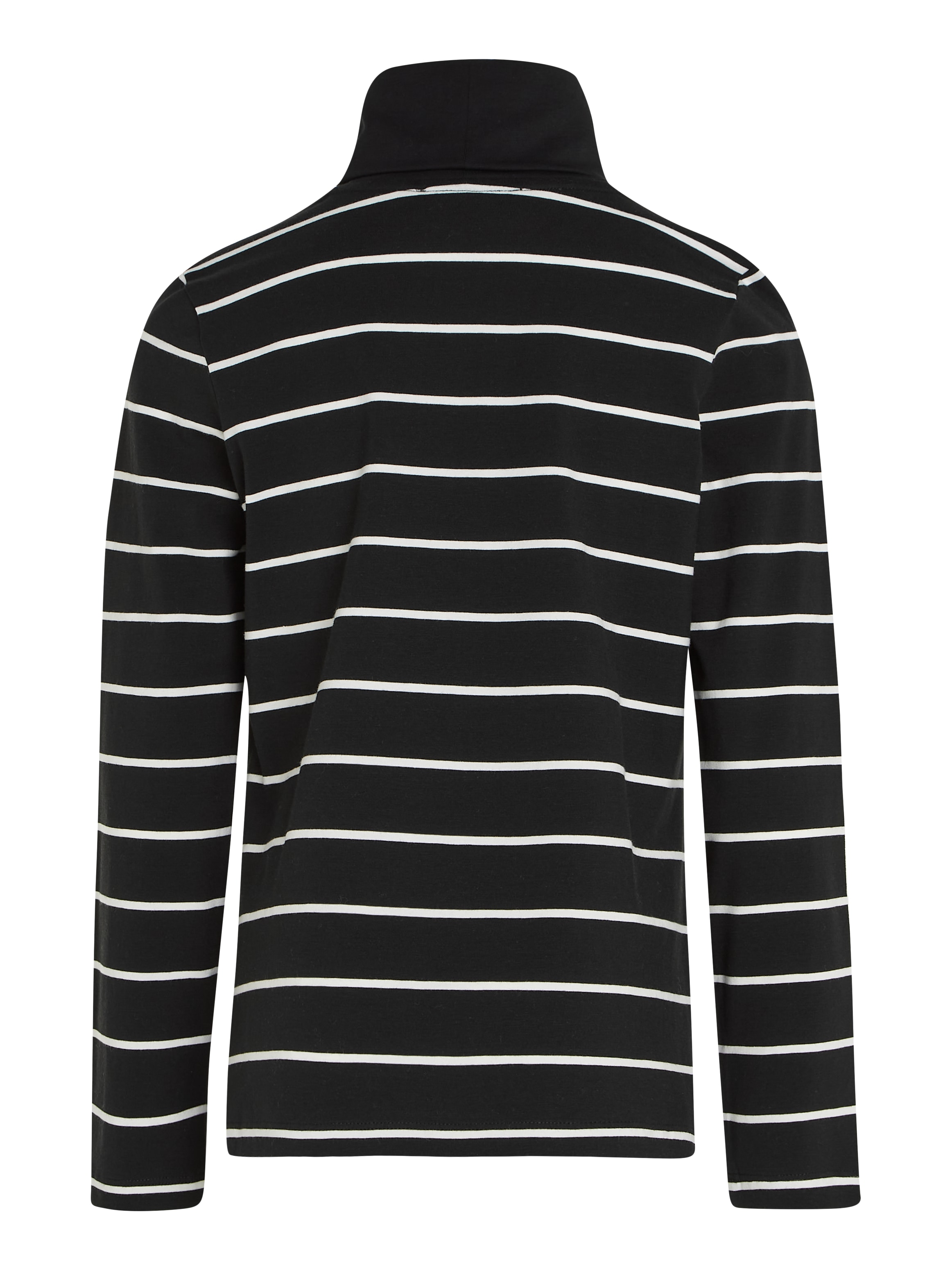 Calvin Klein Jeans Rollkragenshirt »Slim Roll Neck Stripe Ls T-Shirt«, für Kinder bis 16 Jahre und mit Logoschriftzug