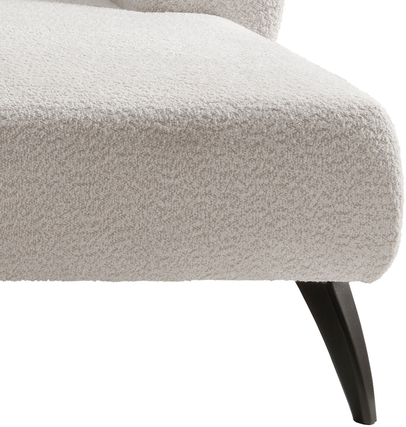 INOSIGN Ecksofa »Colori L-Form«, Holzfußfarbe wählbar, inkl. 4x Zierkissen