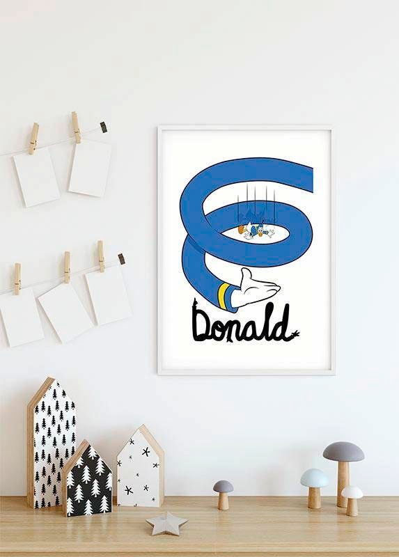 Komar Poster »Donald Duck OTTO St.), 1 Kinderzimmer, (Packung, Wohnzimmer bei Disney, bestellen Schlafzimmer, Spiral«
