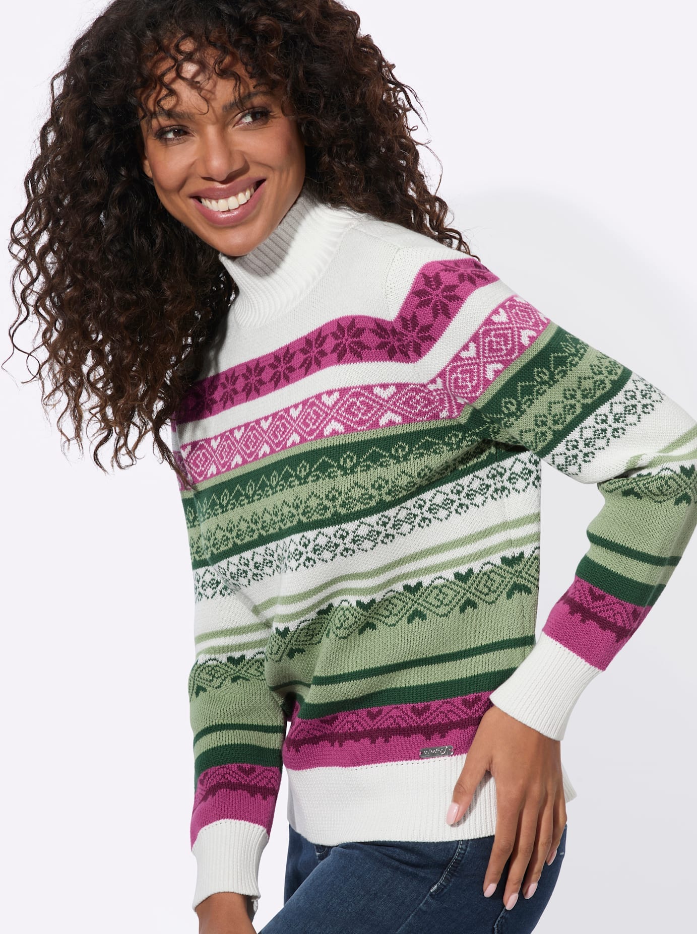 Casual Looks Stehkragenpullover »Stehkragen-Pullover«