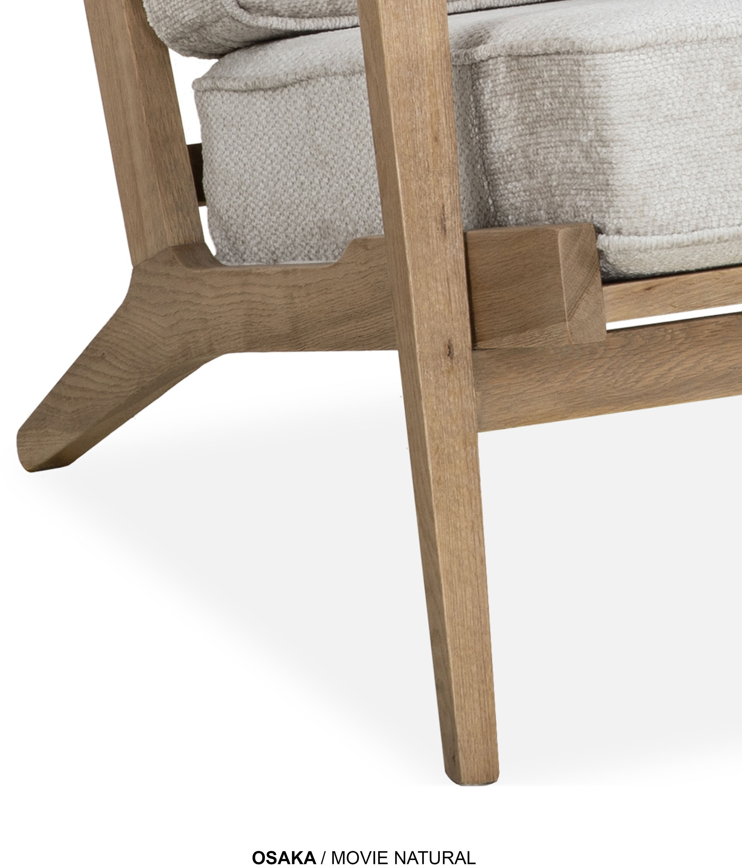 OMG Design Sessel »Osaka« Retrostuhl, massivholz Frame