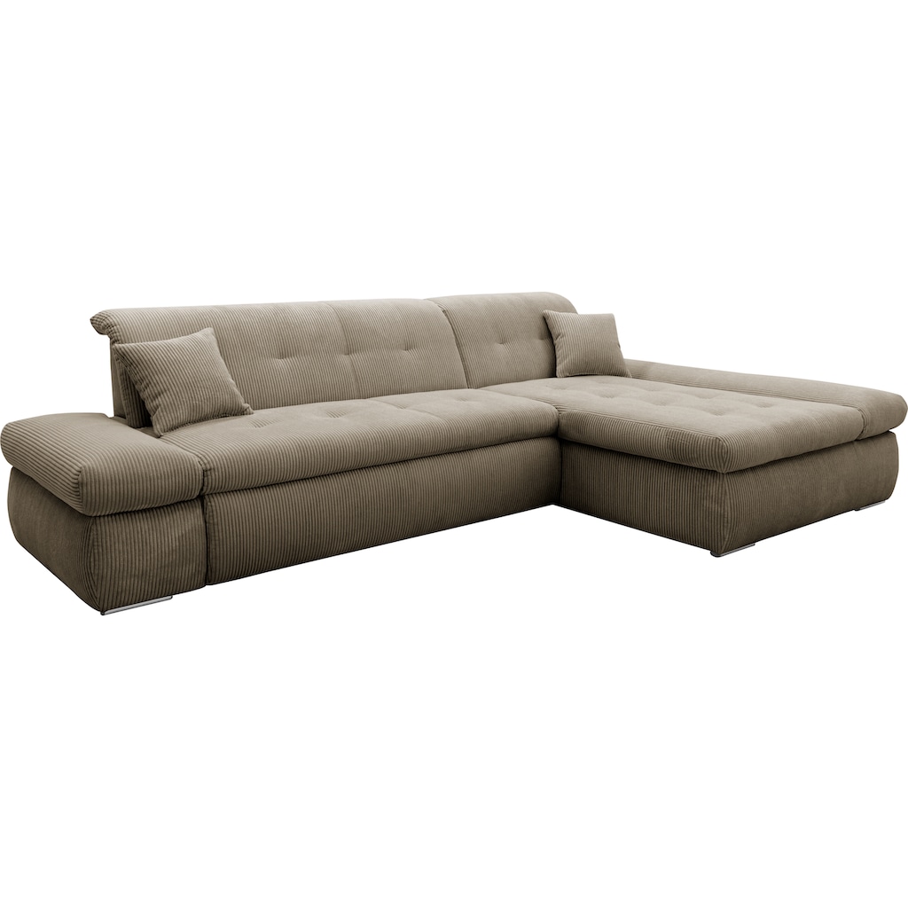 DOMO collection Ecksofa »Moric Schlafsofa B/T/H 300/172/80 cm, viele Bezugsarten, auch in Cord«