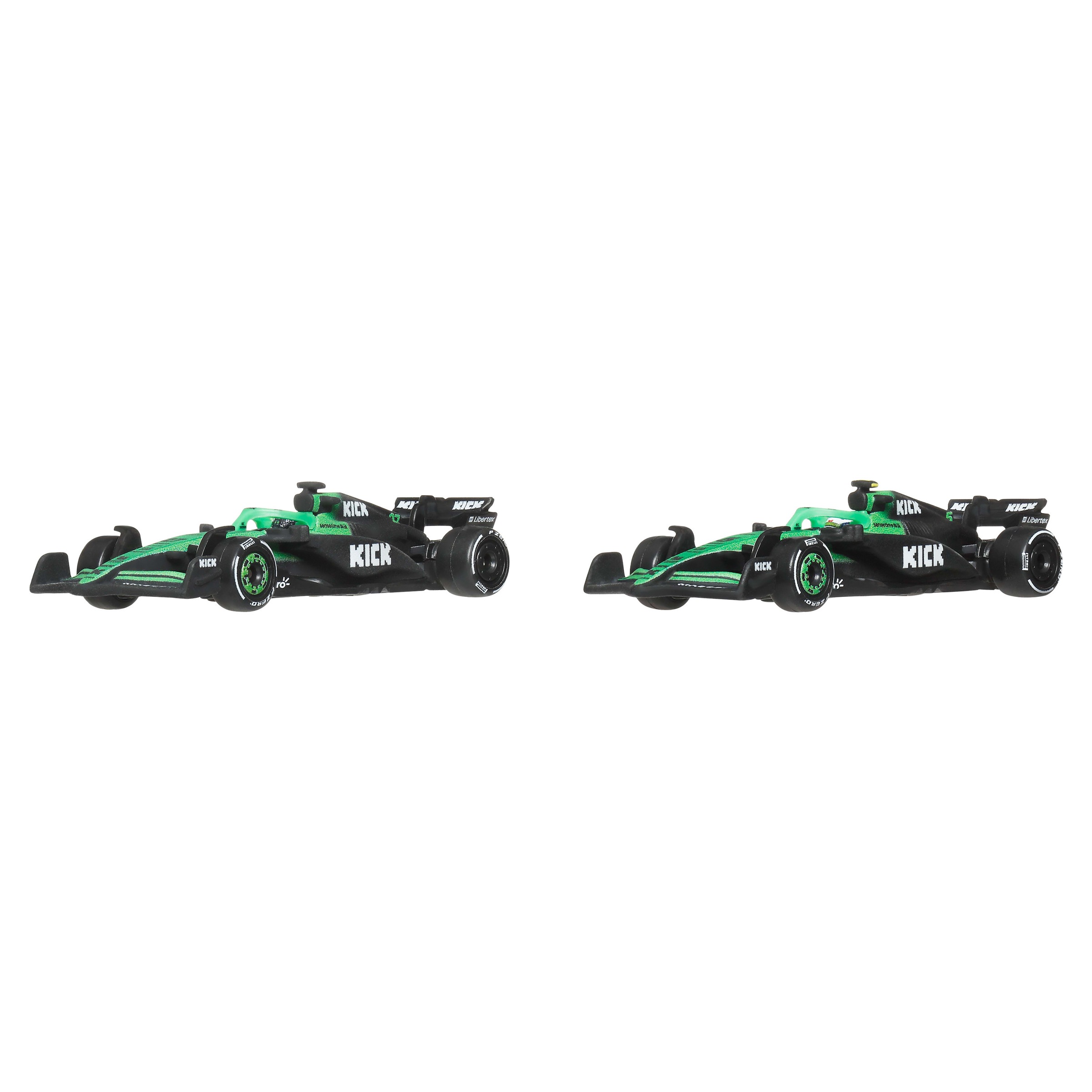 Hot Wheels Spielzeug-Rennwagen »Premium, KICK Sauber F1-Team, Nico Hulkenberg und Gabriel Bortoleto« Maßstab 1:64